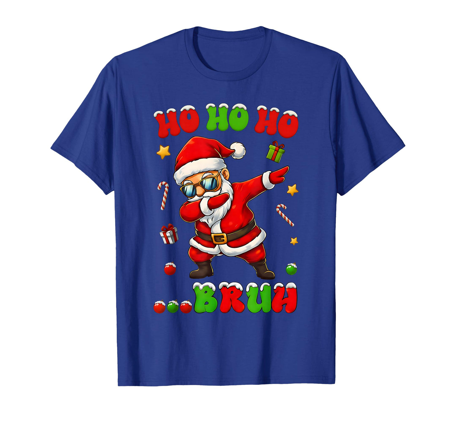 Ho Ho Ho Bruh Dab Santa Christmas Funny Kids Toddler Boys T-Shirt