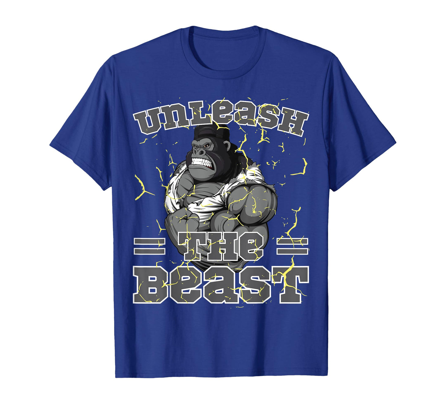 Unleash The Beast Muscle Gorilla Weightlifting T-Shirt