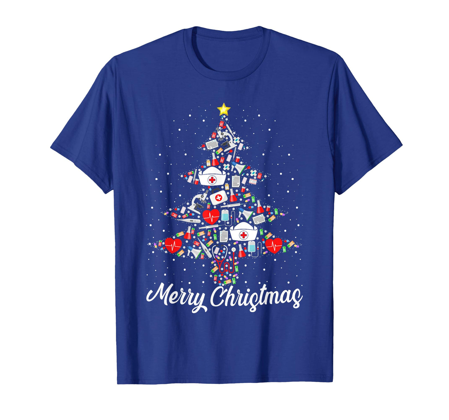 Nurse Medical Tools Christmas Tree Pajamas Nursing Xmas T-Shirt