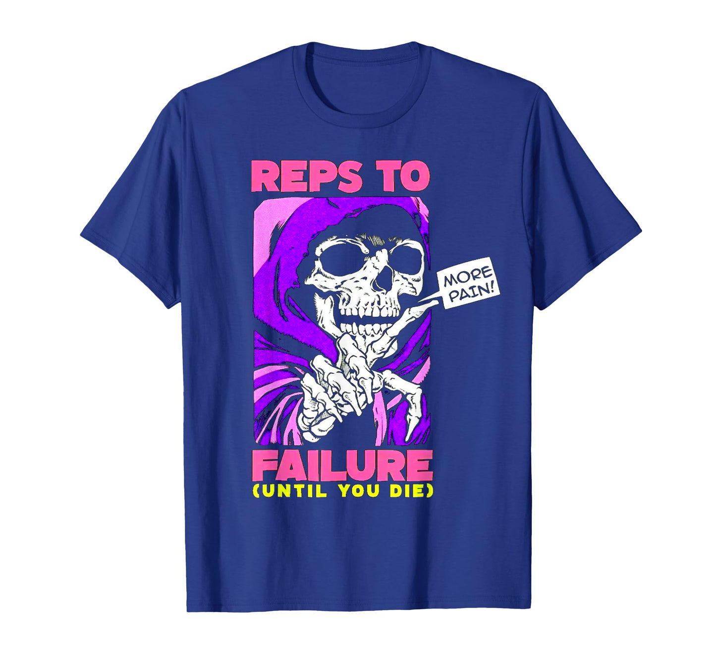 Funny Reps To Failure Weightlifting Bodybuilding Fitness Gym T-Shirt