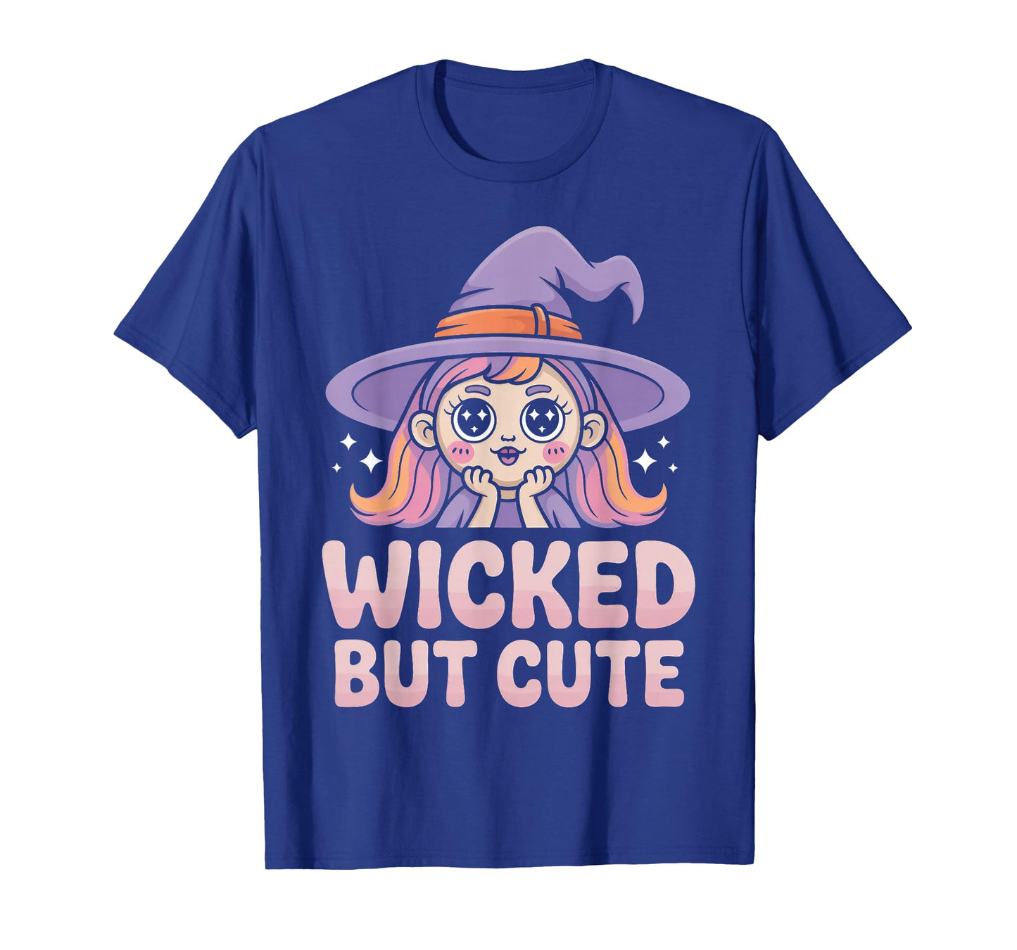Wicked but Cute - Witch Portrait Halloween T-Shirt