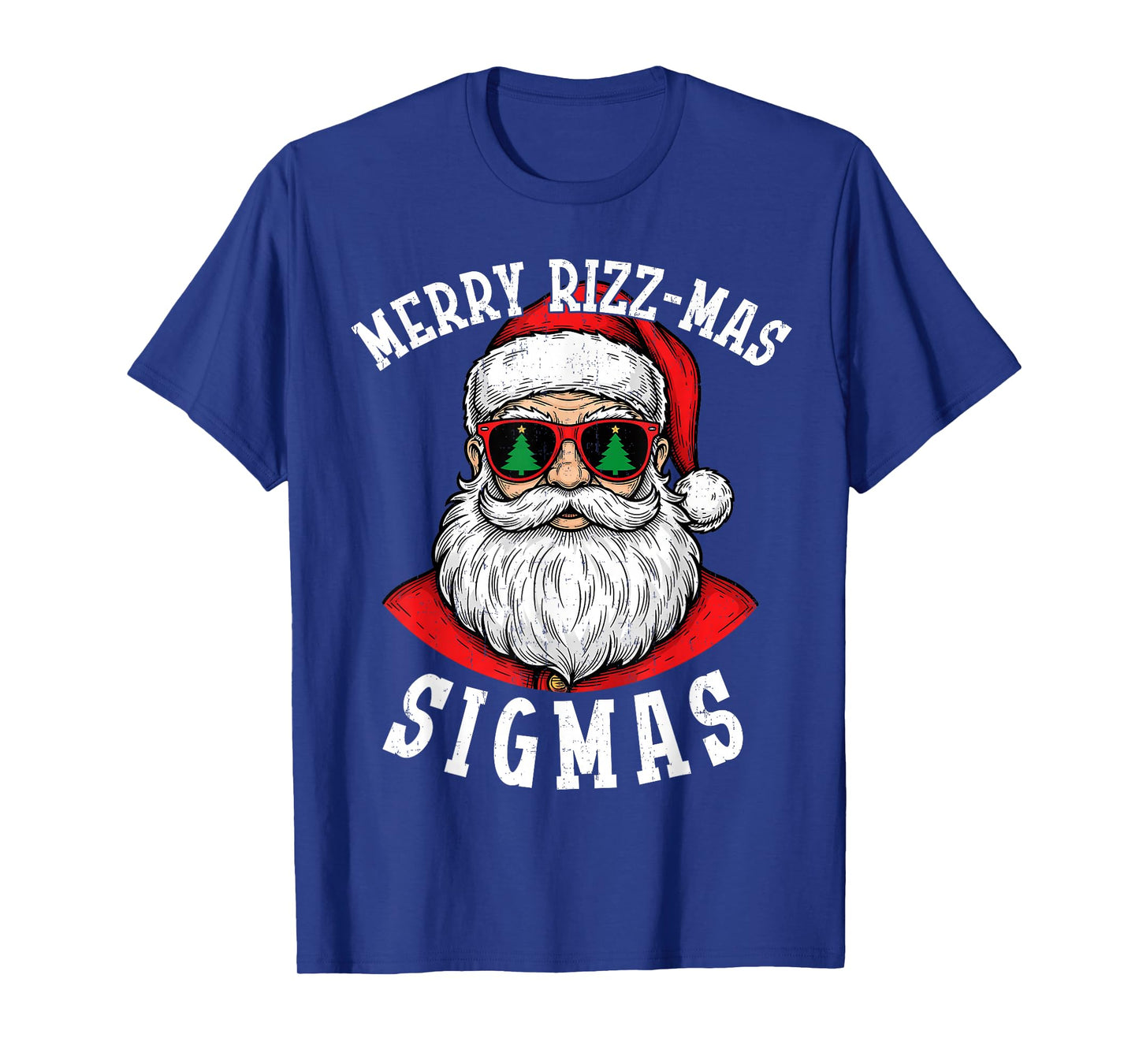 Merry Rizzmas Sigmas Funny Christmas Shirt for Boys Men T-Shirt
