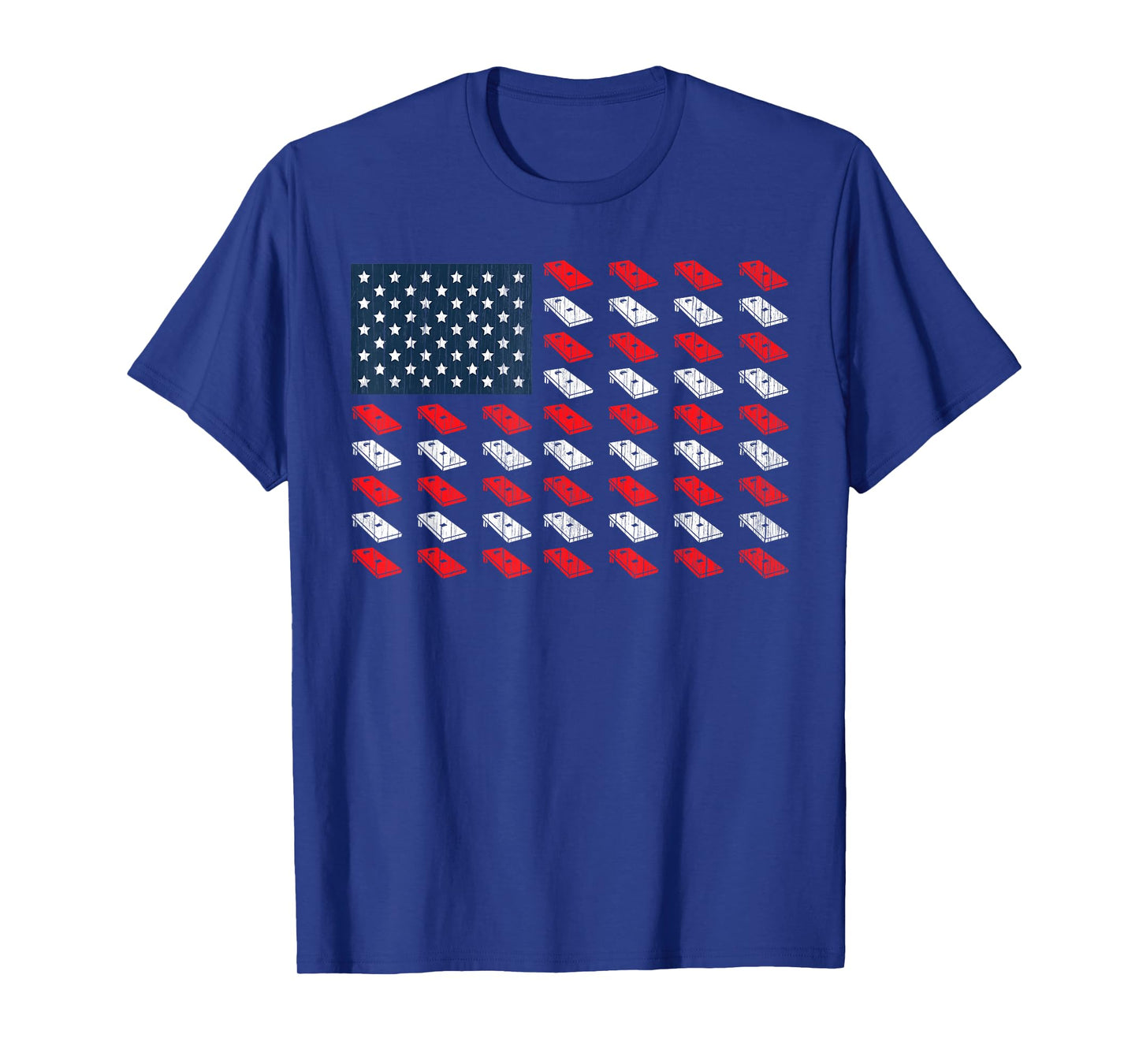 matching cornhole American Flag July 4th Cornhole Men USA T-Shirt