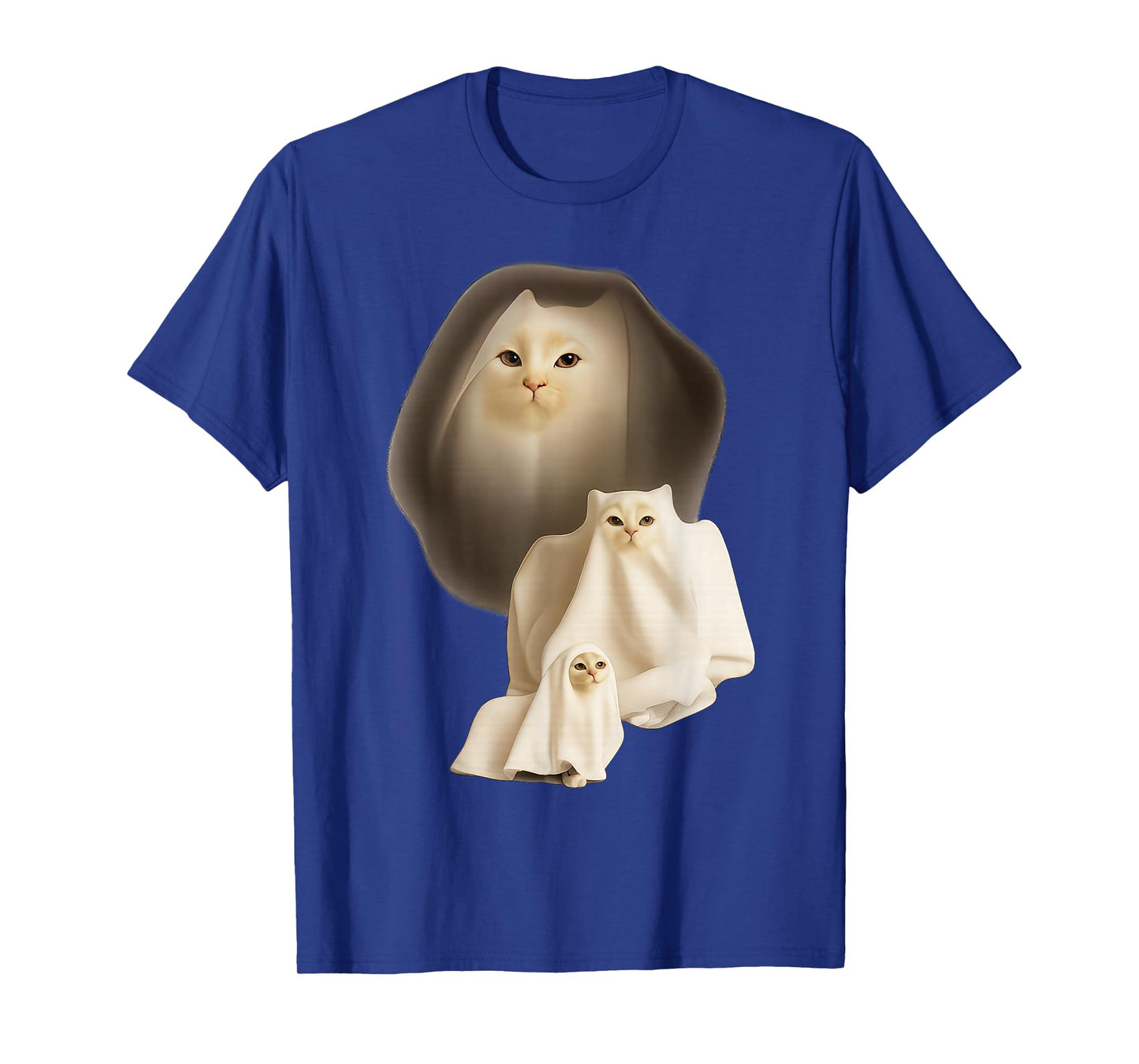 Cute Funny Wizard Cat Ghost Weird Kitten Cat Meme Halloween T-Shirt