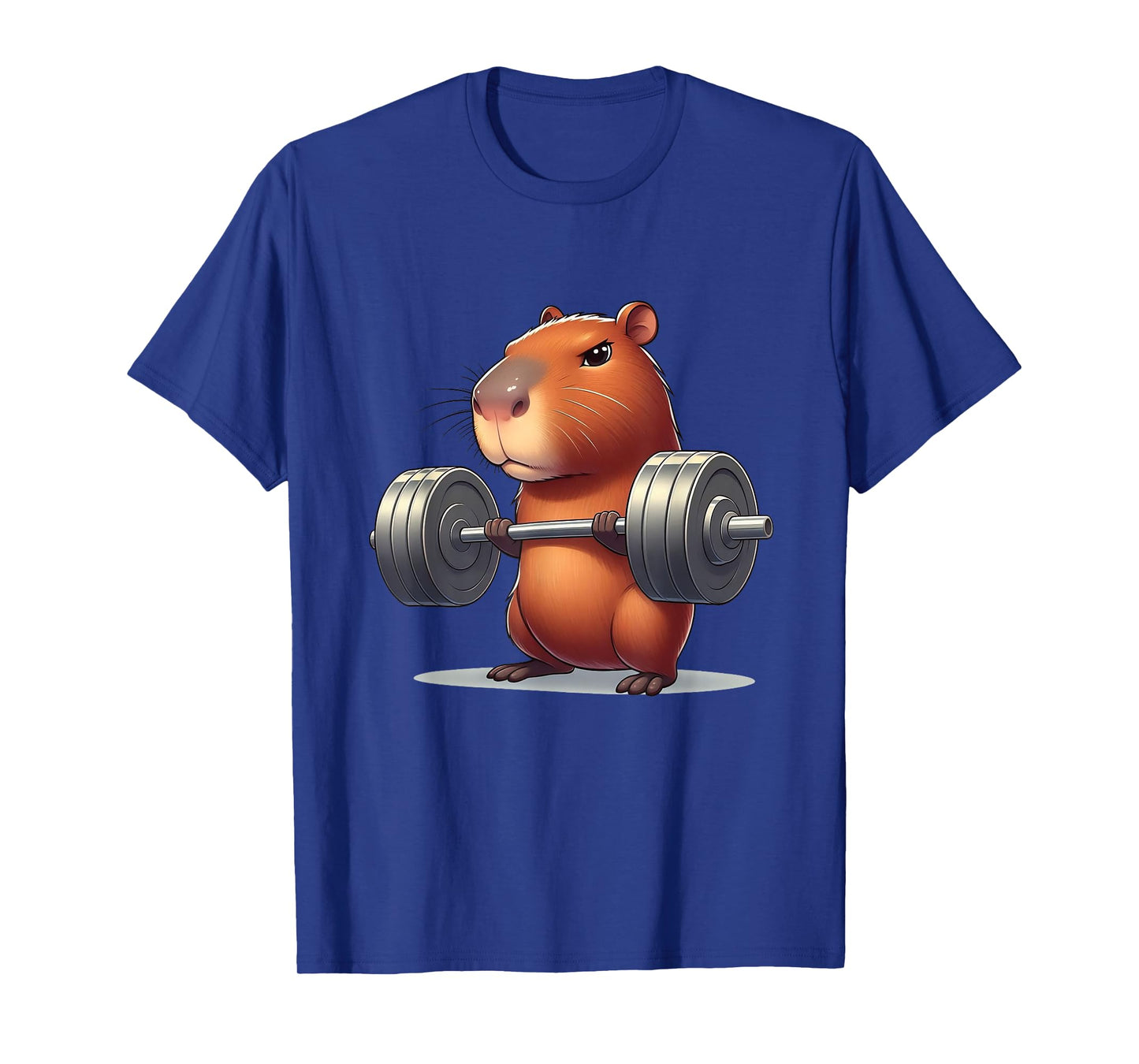 Capybara Muscle Building Fitness Capybara Weight Lifting T-Shirt