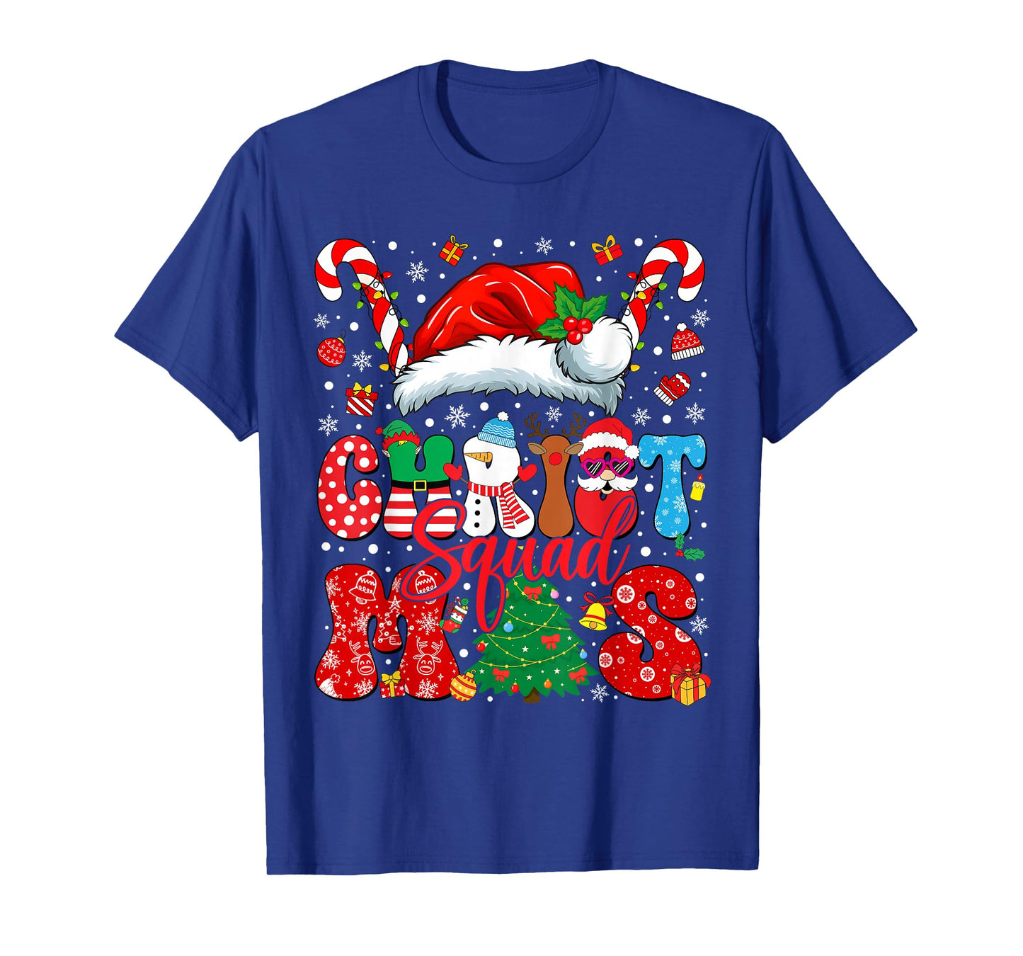 Christmas Squad Xmas PJ Christmas Pajamas Family Kids Friend T-Shirt