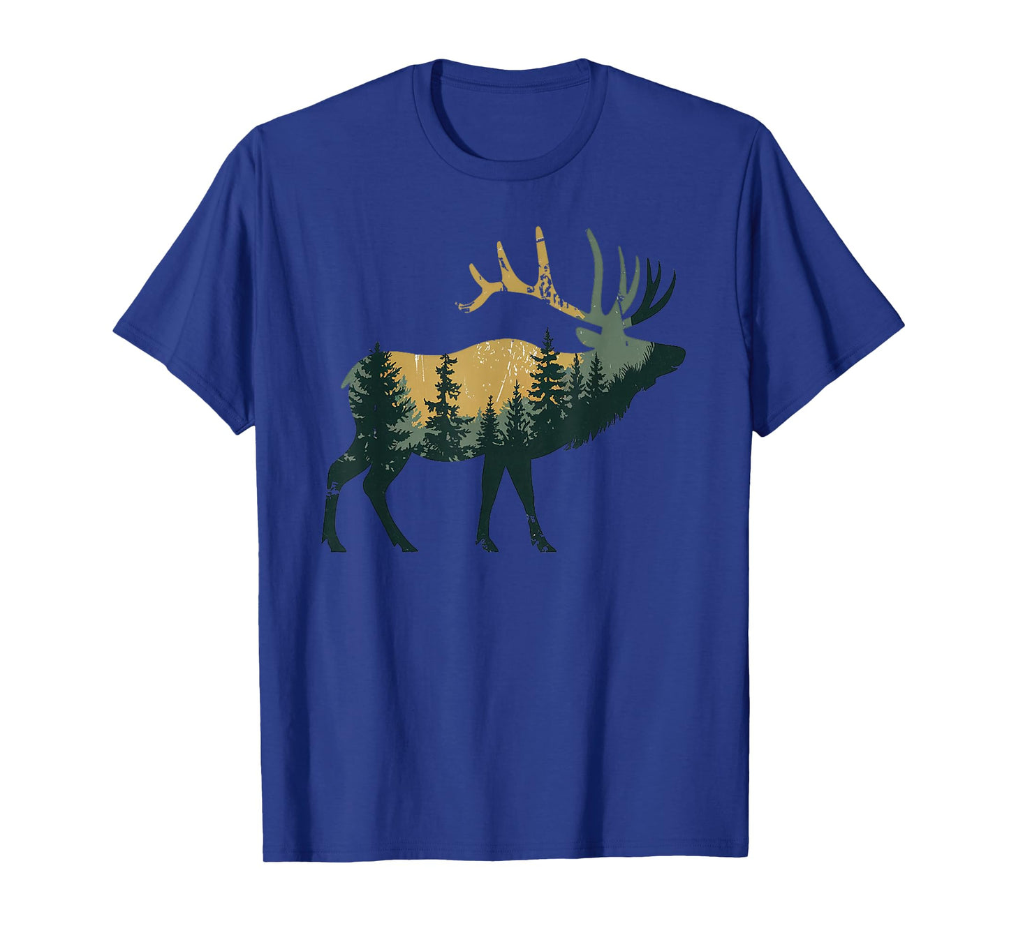 Elk Hunting Hiking Outdoor Camping Forest Men Women Elk T-Shirt