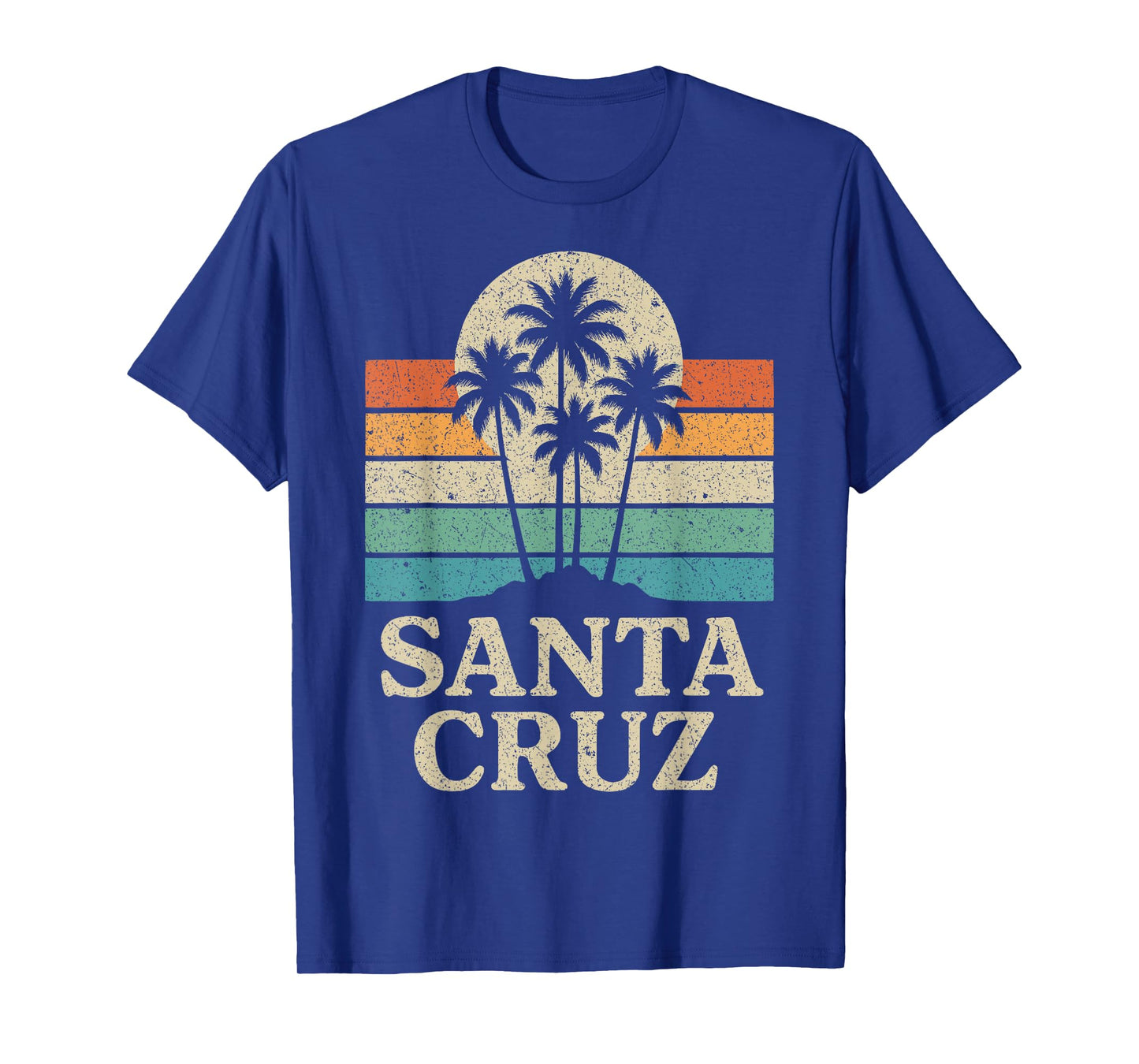 Santa Cruz CA California Retro 70s 80s 90s Surfer T-Shirt