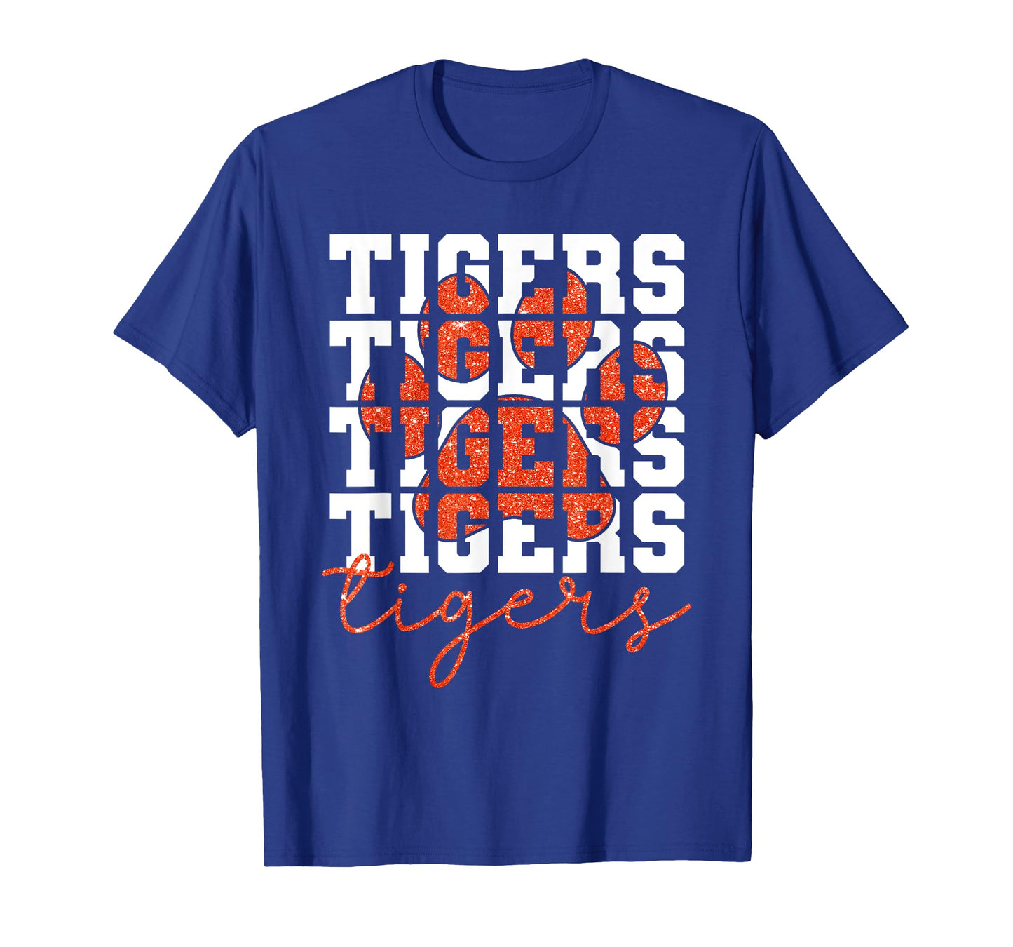 Vintage Tigers School Sports Name Spirit Back To School T-Shirt