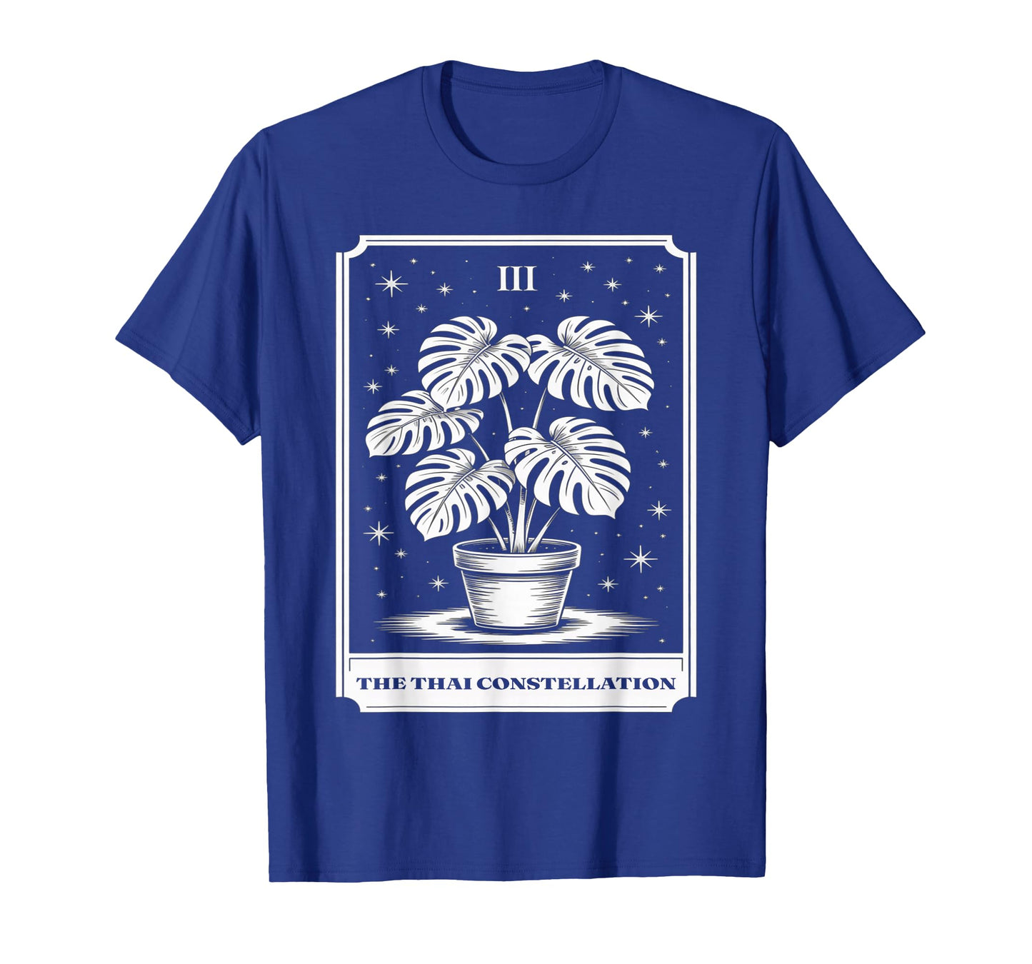 Thai Constellation Monstera Tarot Card Plant Lover T-Shirt