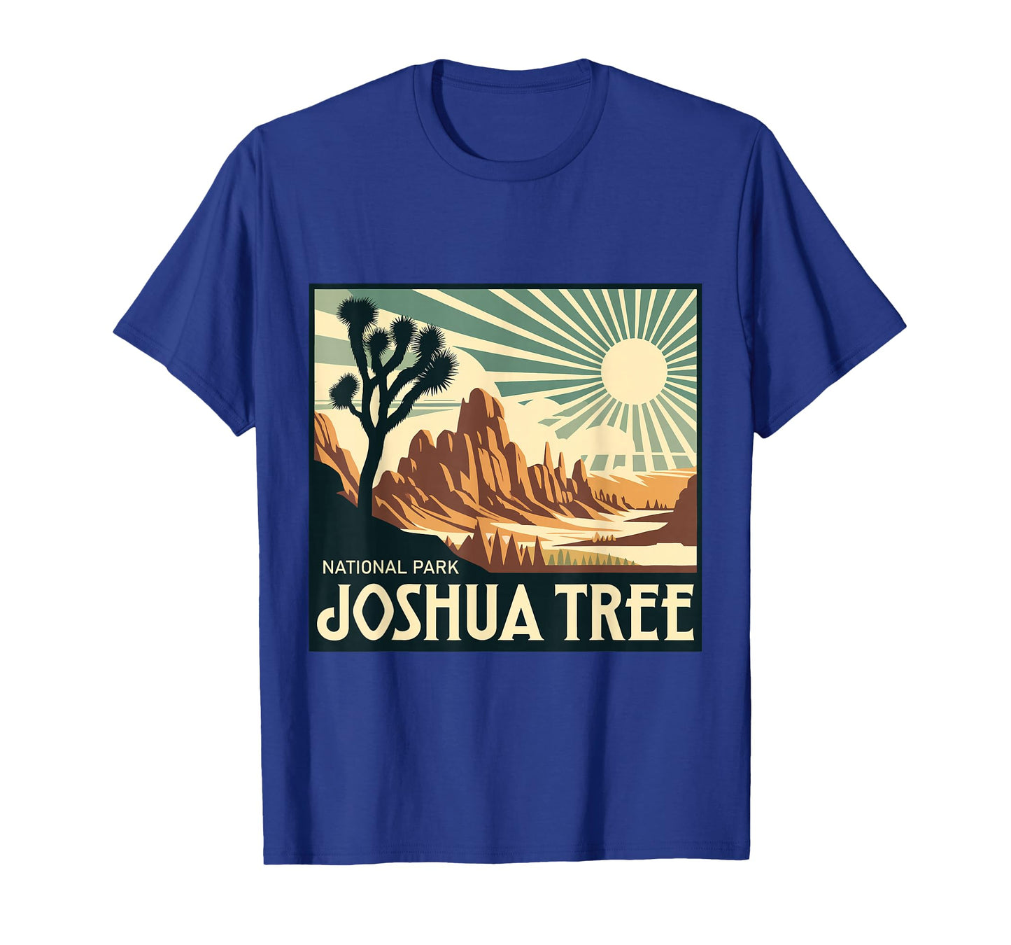 Joshua Tree National Park Vintage Hiking Camping Outdoor T-Shirt