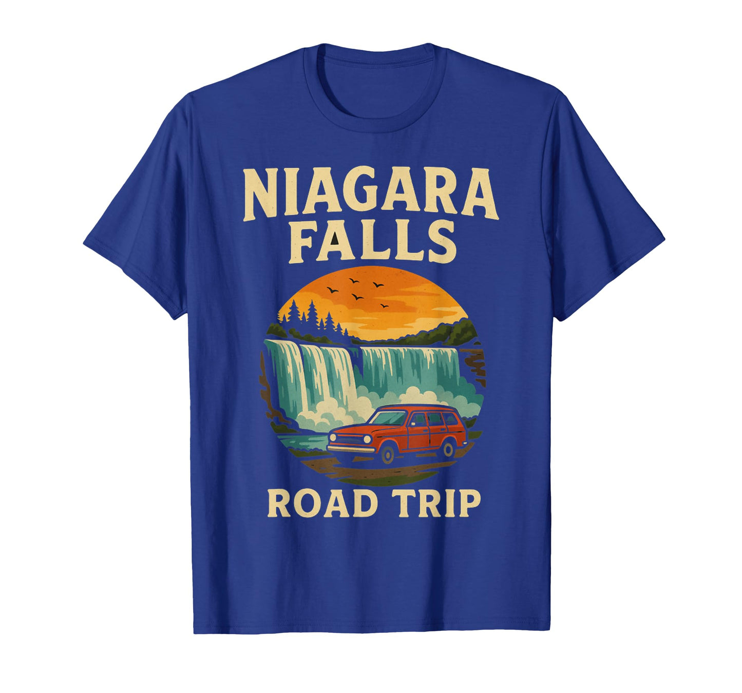 Niagara Falls Retro Road Trip Scenic Adventure T-Shirt