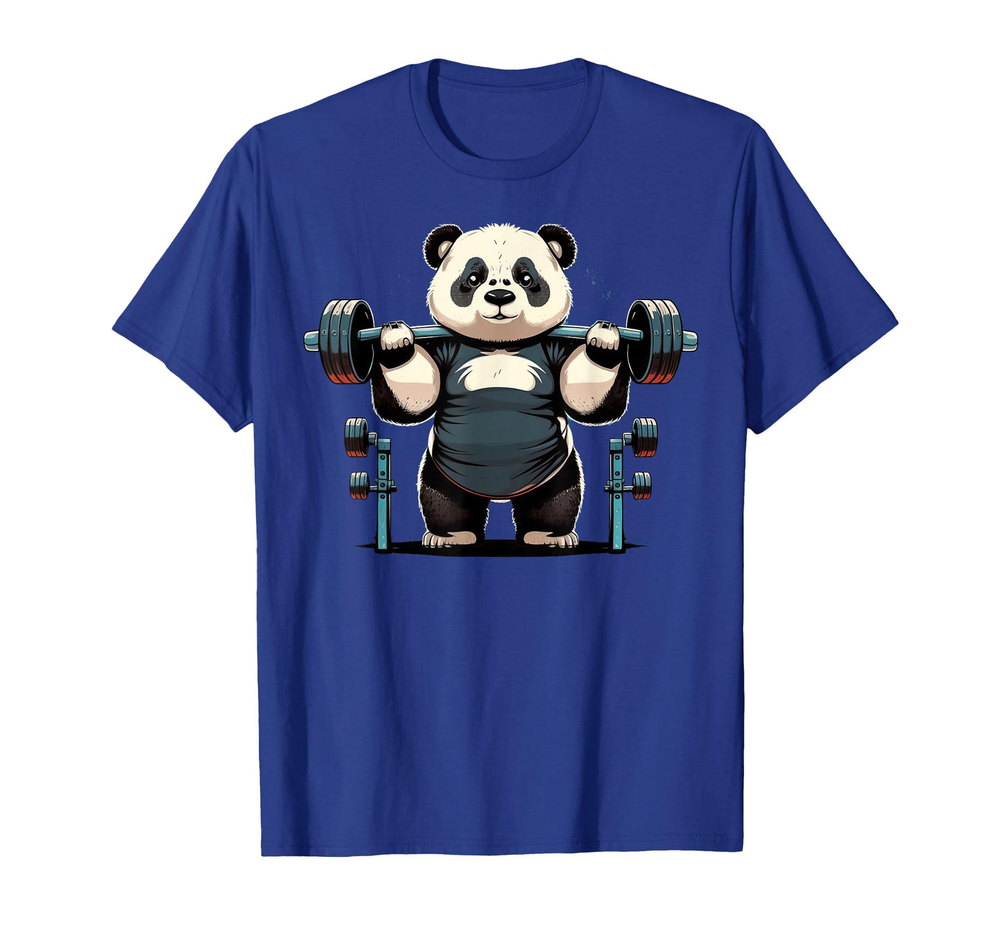Panda Weightlifting Funny Fitness Gym Panda T-Shirt