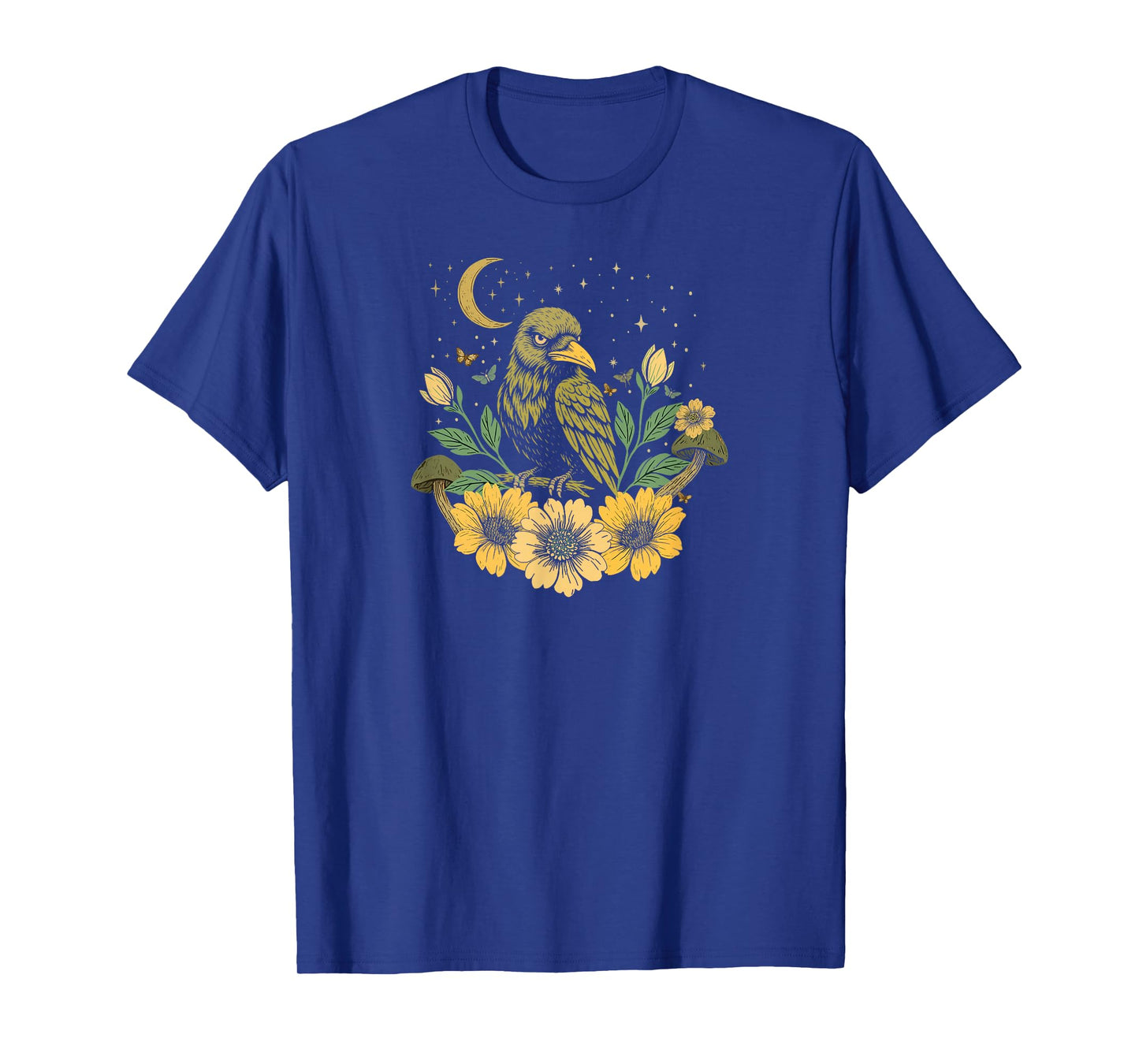 Mystical Raven Forest Witchcore Aesthetic T-Shirt
