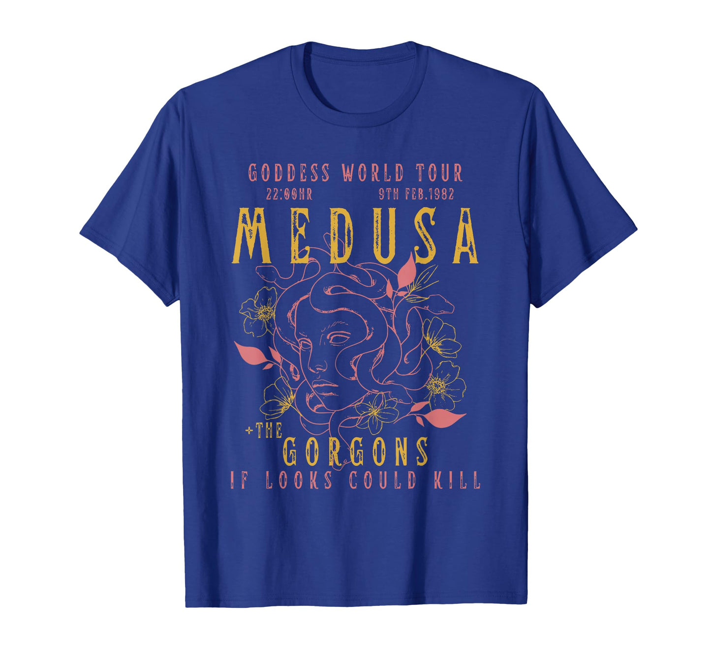 The Female Gaze Medusa Distressed Band | Goddess World Tour T-Shirt