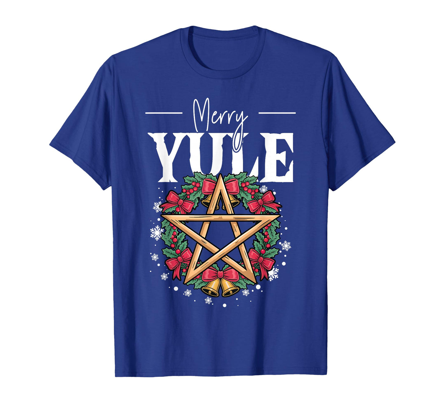 Merry Yule Yuletide Season Christmas Wicca Winter Solstice T-Shirt