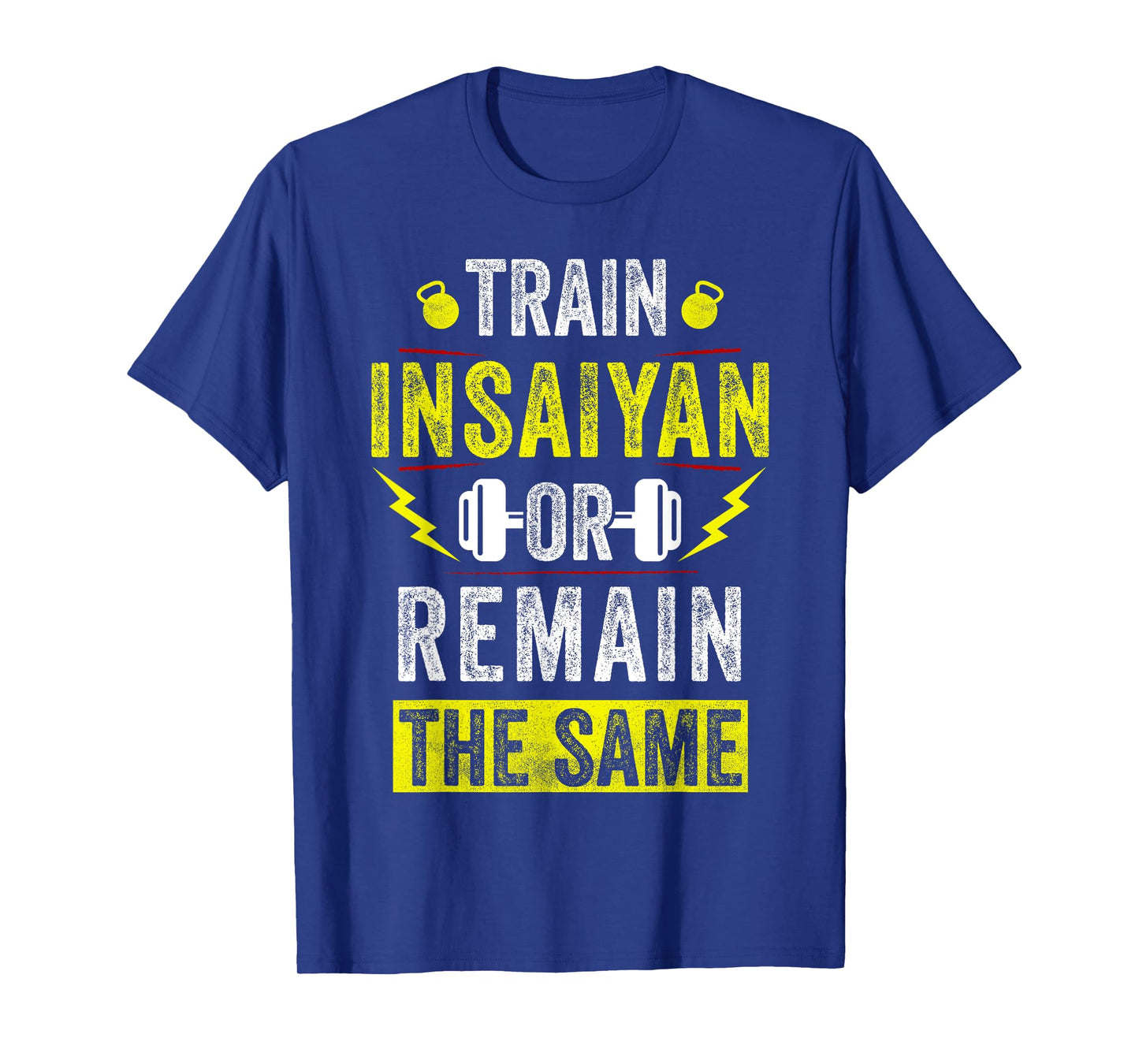 Train Insaiyan Workout Anime Tee Gym Awesome Gifts Idea Mens T-Shirt