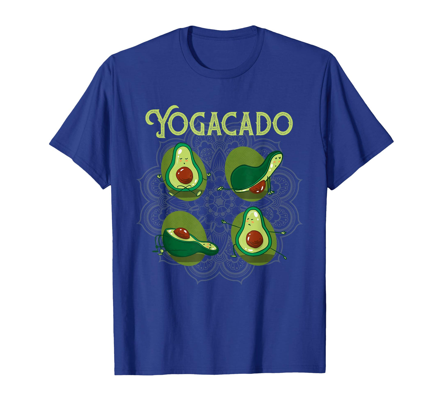 Yogacado Meditation Yoga Poses | Funny Namaste Yoga T-Shirt