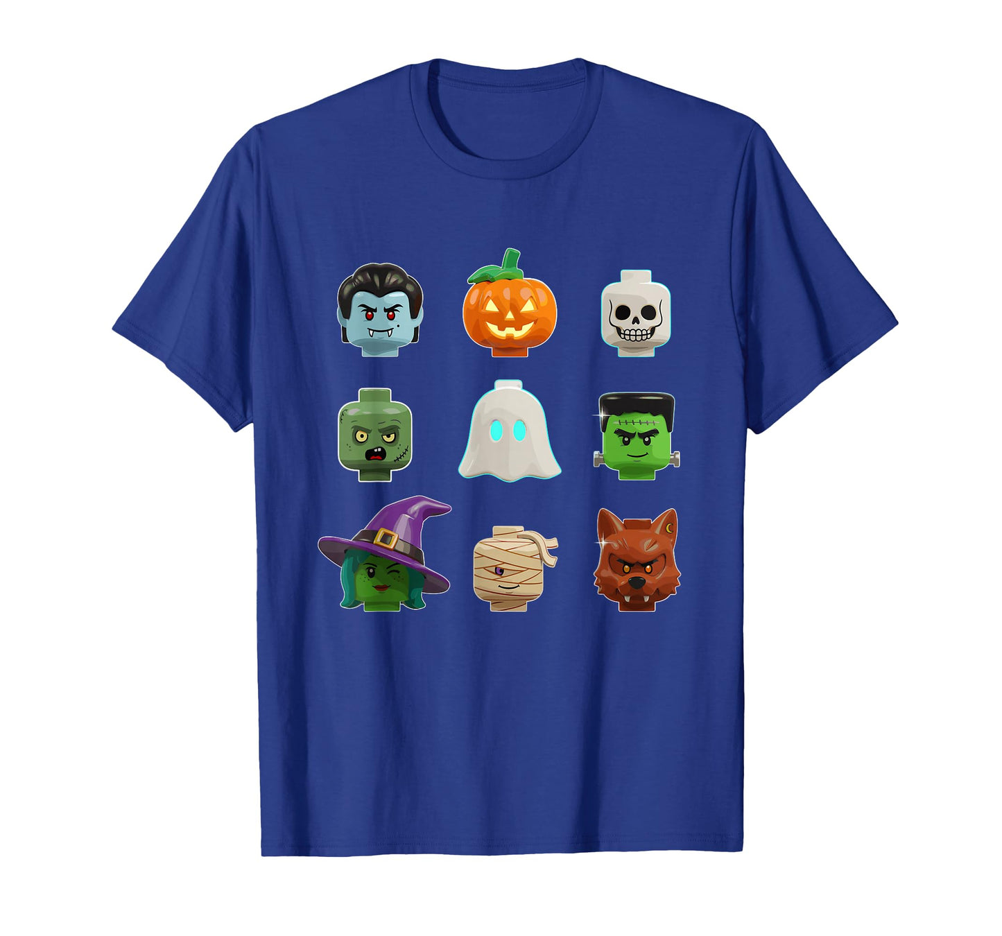 Halloween Building Bricks Costume Funny Matching Family T-Shirt