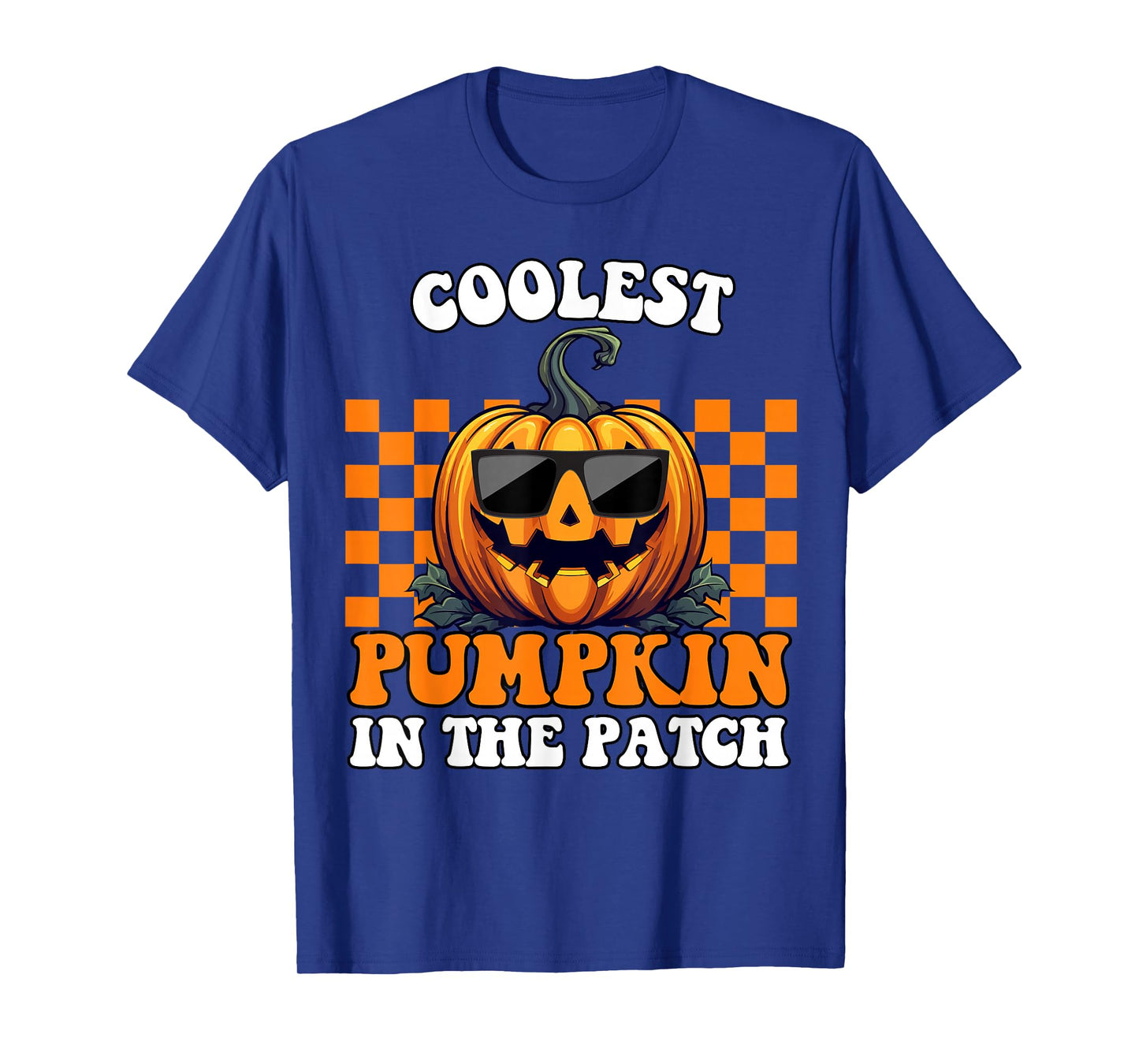Coolest Pumpkin in The Patch Halloween Funny Fall Design T-Shirt