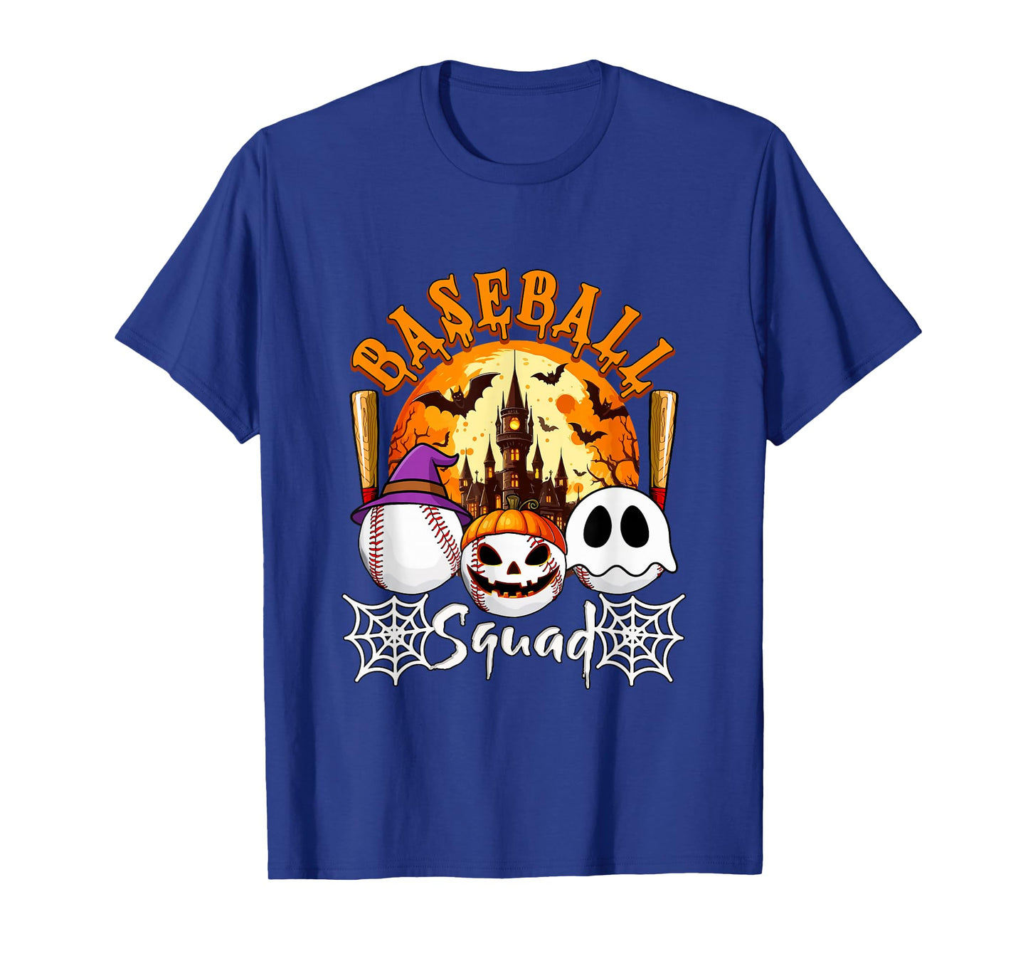 Baseball Squad Halloween Three Horror Balls Costume Player T-Shirt