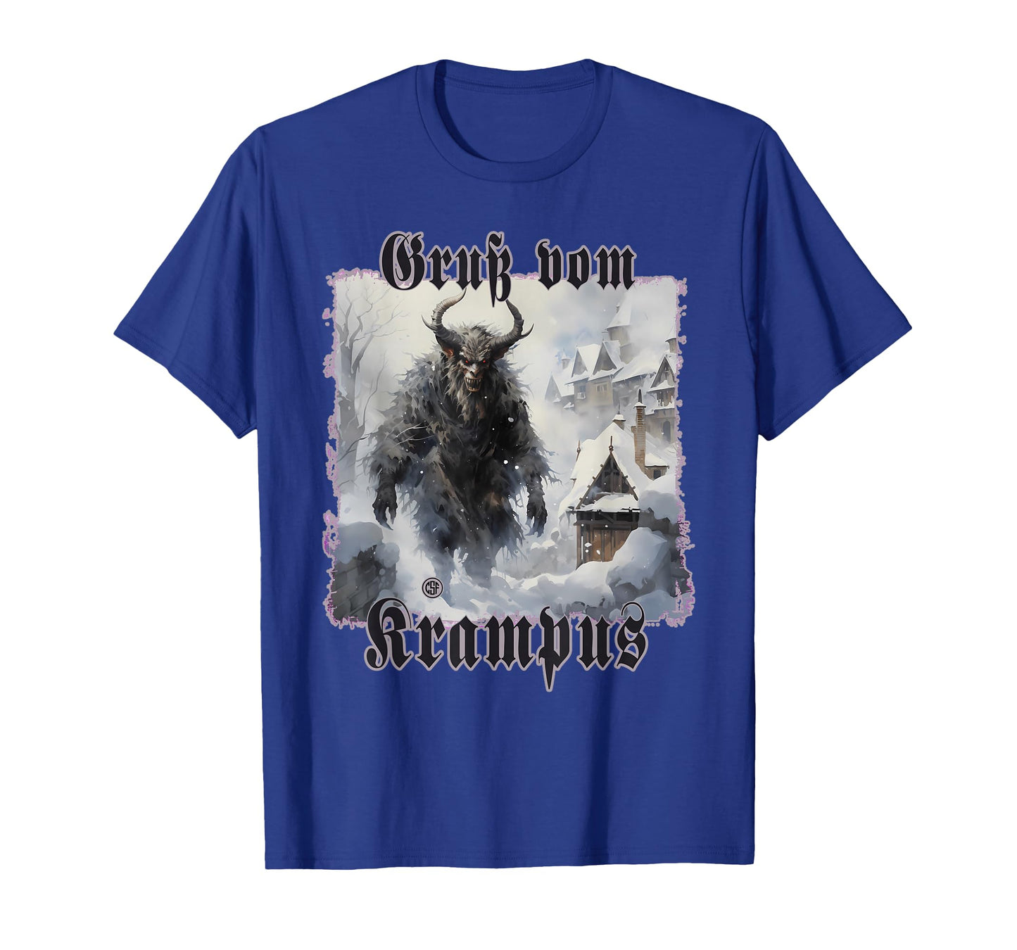 Greeting from Krampus Christmas Legend Figure T-Shirt