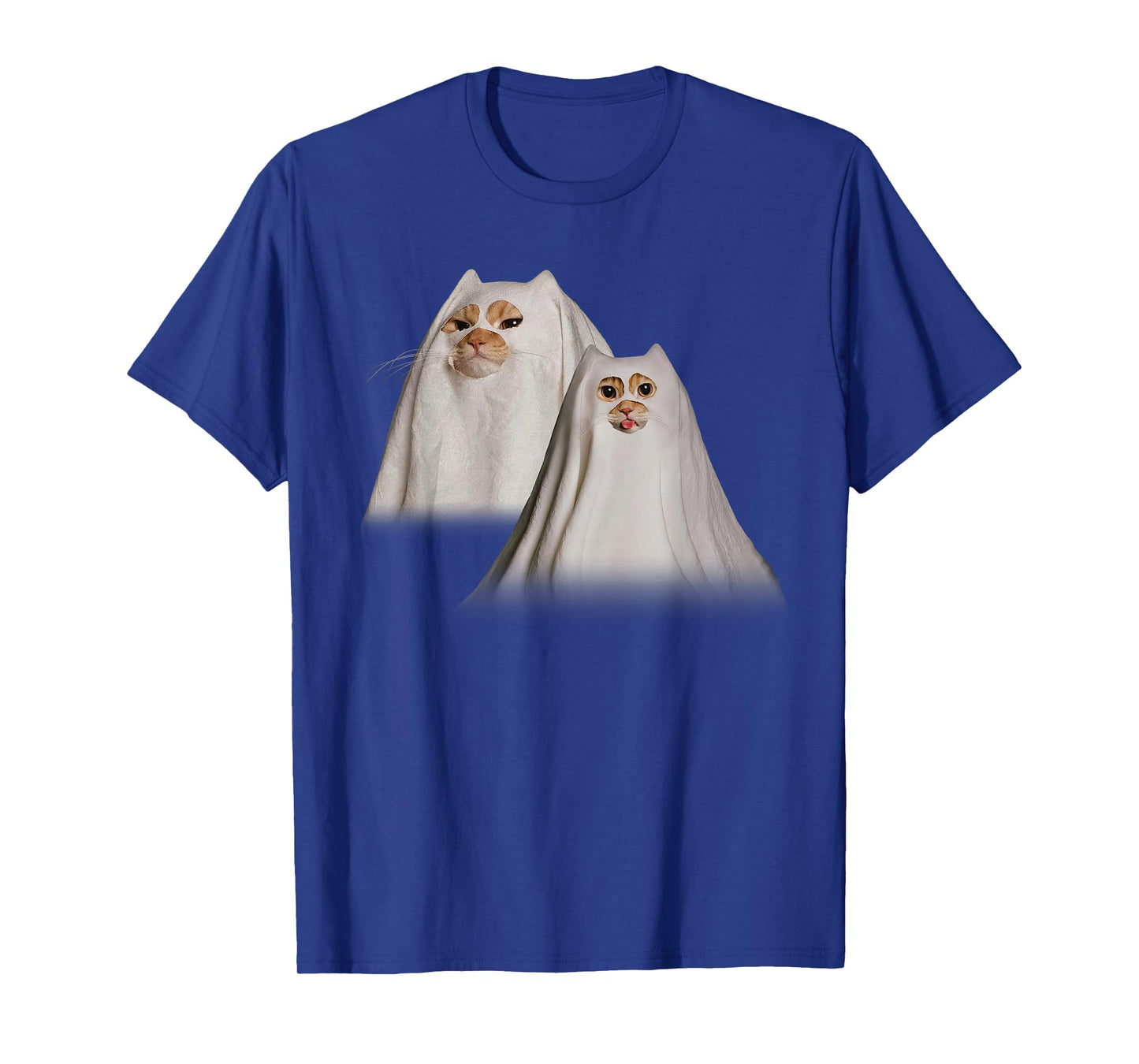Cute Funny Cat Ghost Weird Kitten Cat Meme Halloween T-Shirt