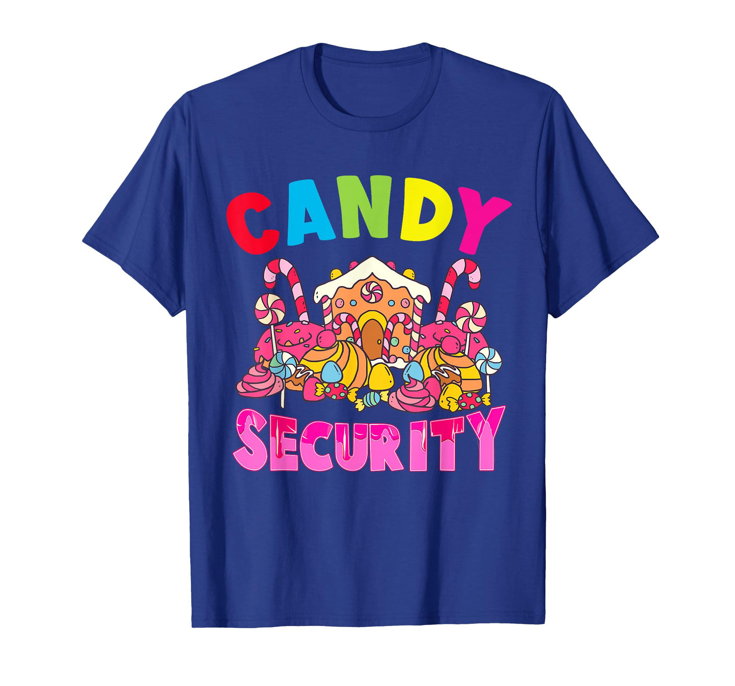 Candy Land Costumes Adult Candy Security Funny T-Shirt