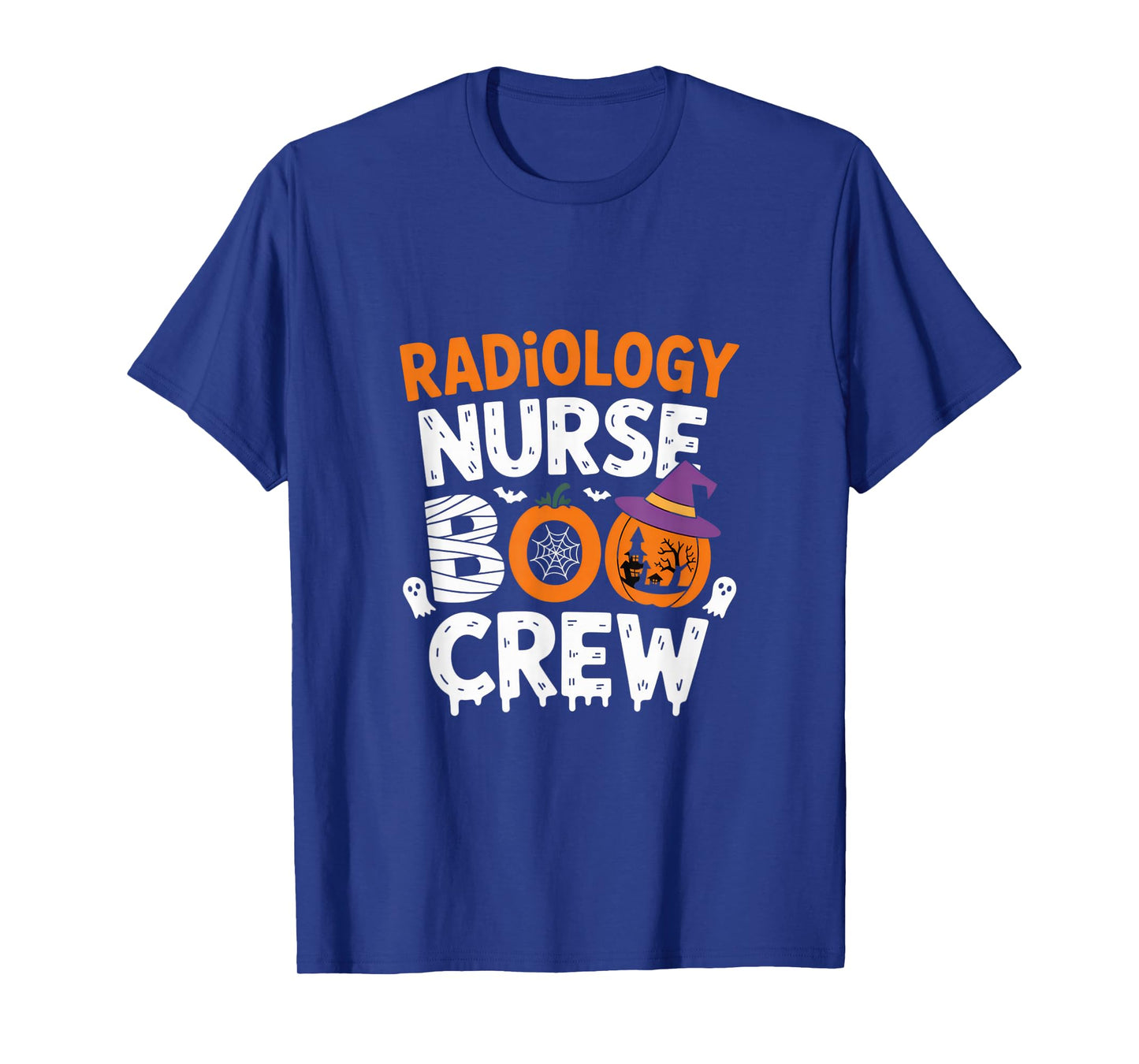 Radiology Nurse Boo Crew Funny Nurse Halloween Team Spirit T-Shirt