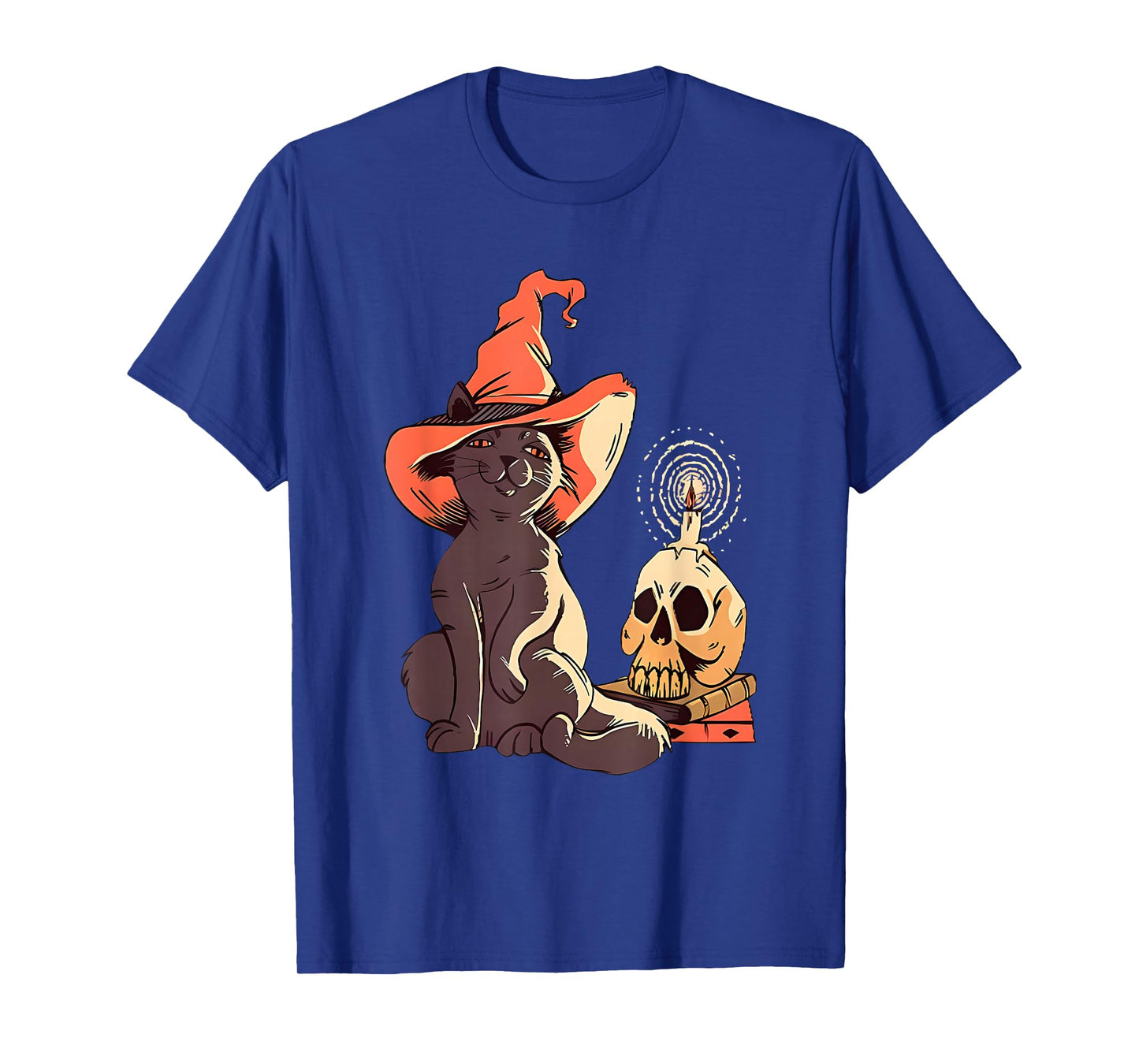 Spooky Cat's Witch Night Halloween Funny T-Shirt