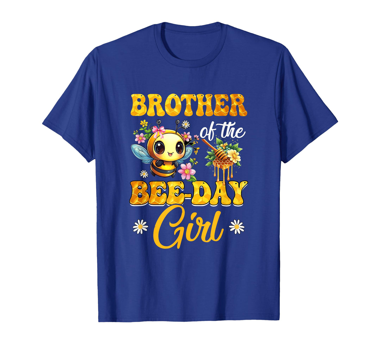 Brother Of The Birthday Girl Bee Family Birthday Party T-Shirt