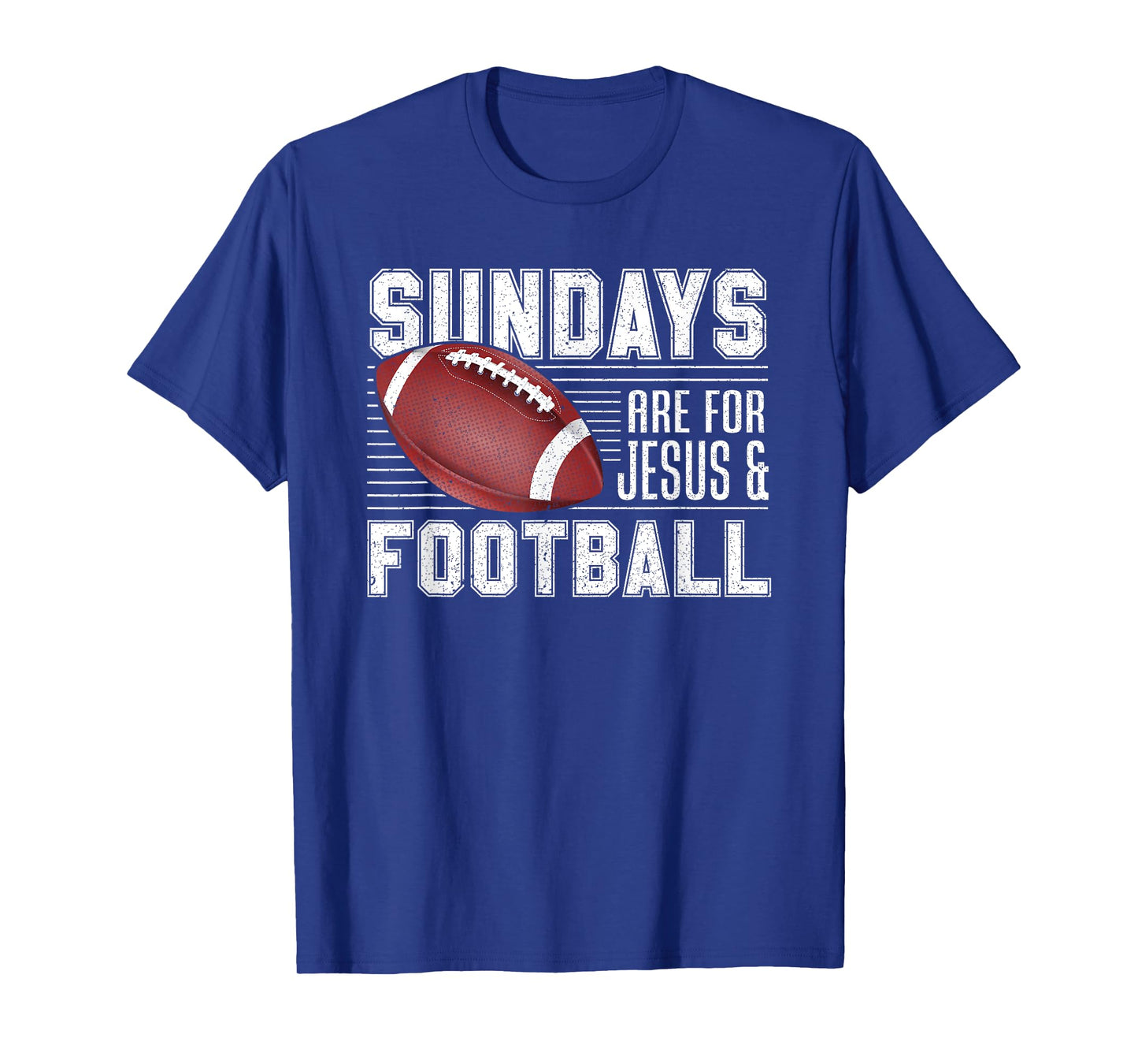 Sundays Are For Jesus & Football Draft Day Fantasy Football T-Shirt