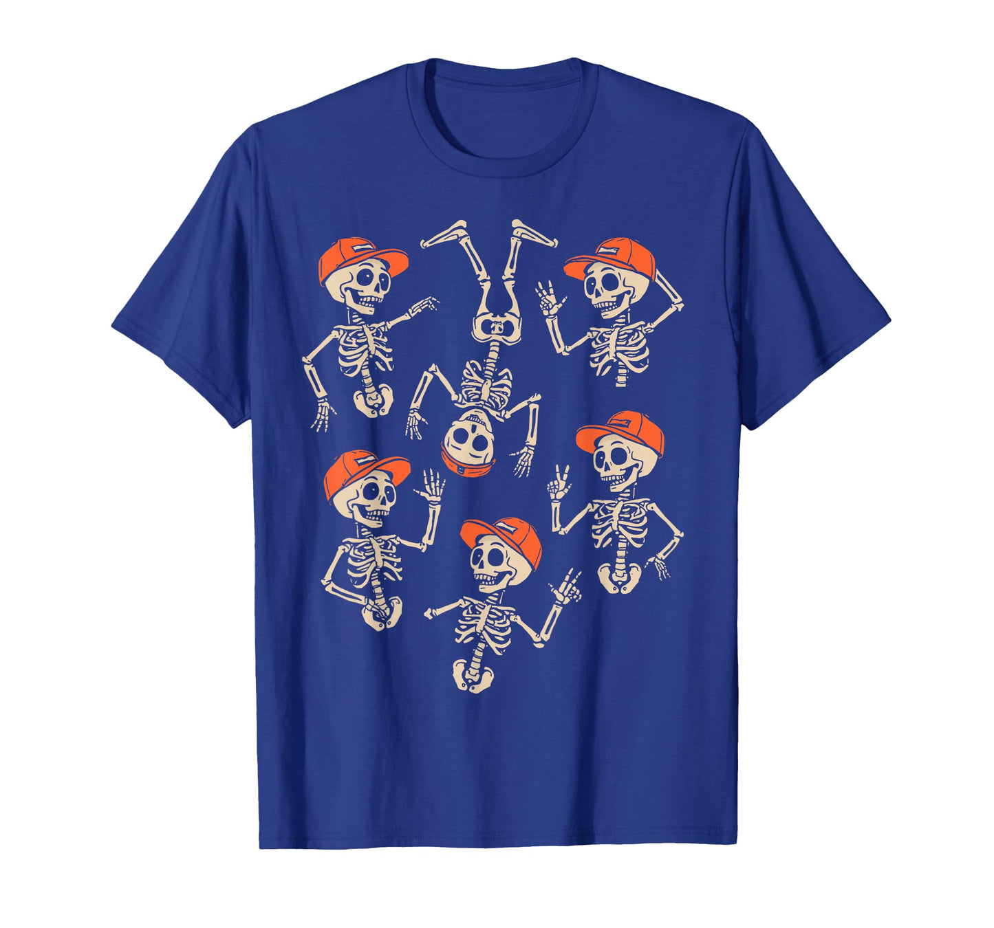 Funny Cute Dancing Skeleton Halloween Boys Kids Toddlers T-Shirt