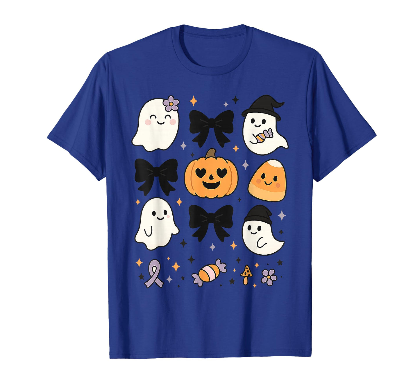 Cute Halloween Boo Ghost, Pumpkin, Witch Hat, Costume T-Shirt