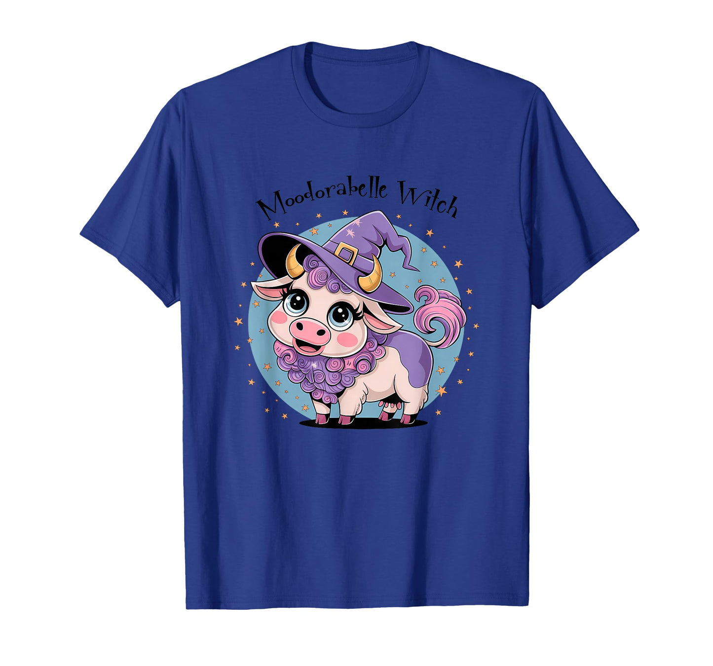 Hocus Pocus Cute Witch Cow T-Shirt