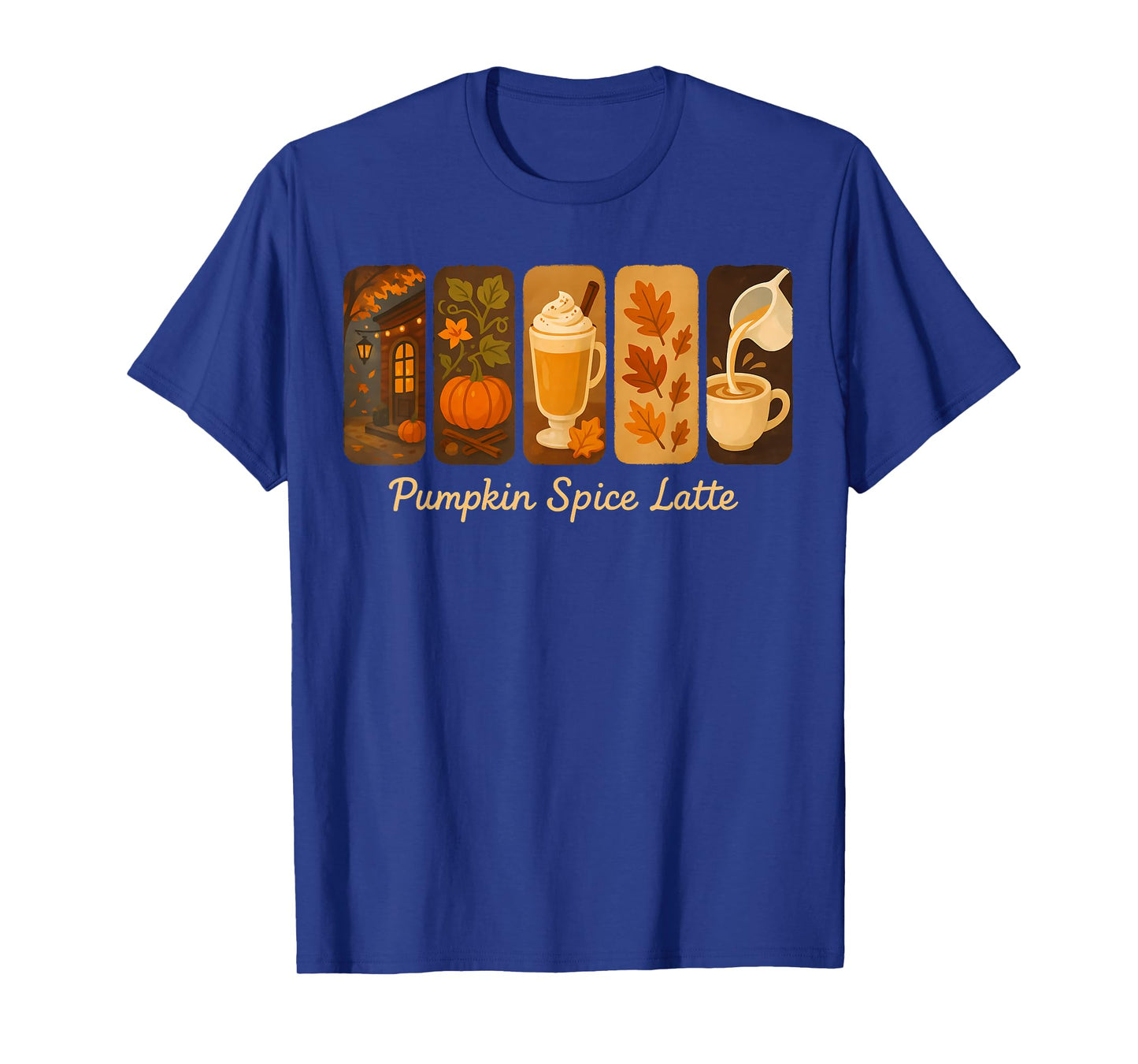 Coffee Pumpkin Latte Spice Coffee Love Fall Season Halloween T-Shirt