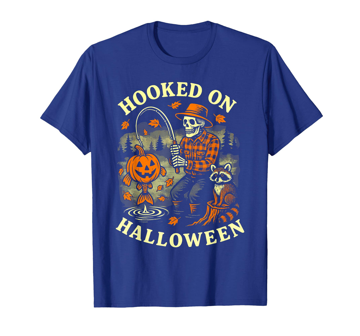 Hooked ON Halloween Halloween Design T-Shirt