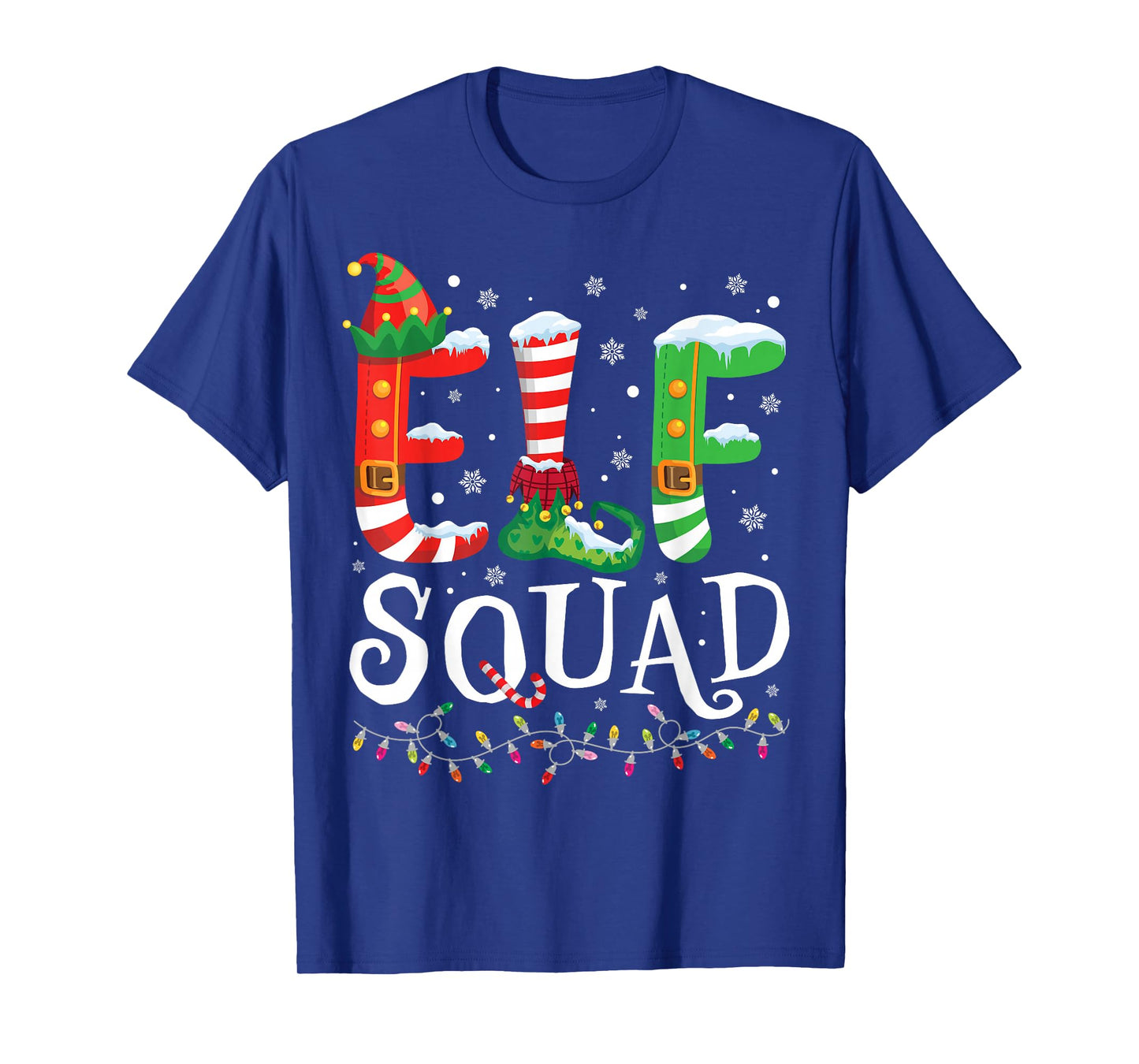 Elf Squad Funny Christmas Family Pajamas T-Shirt