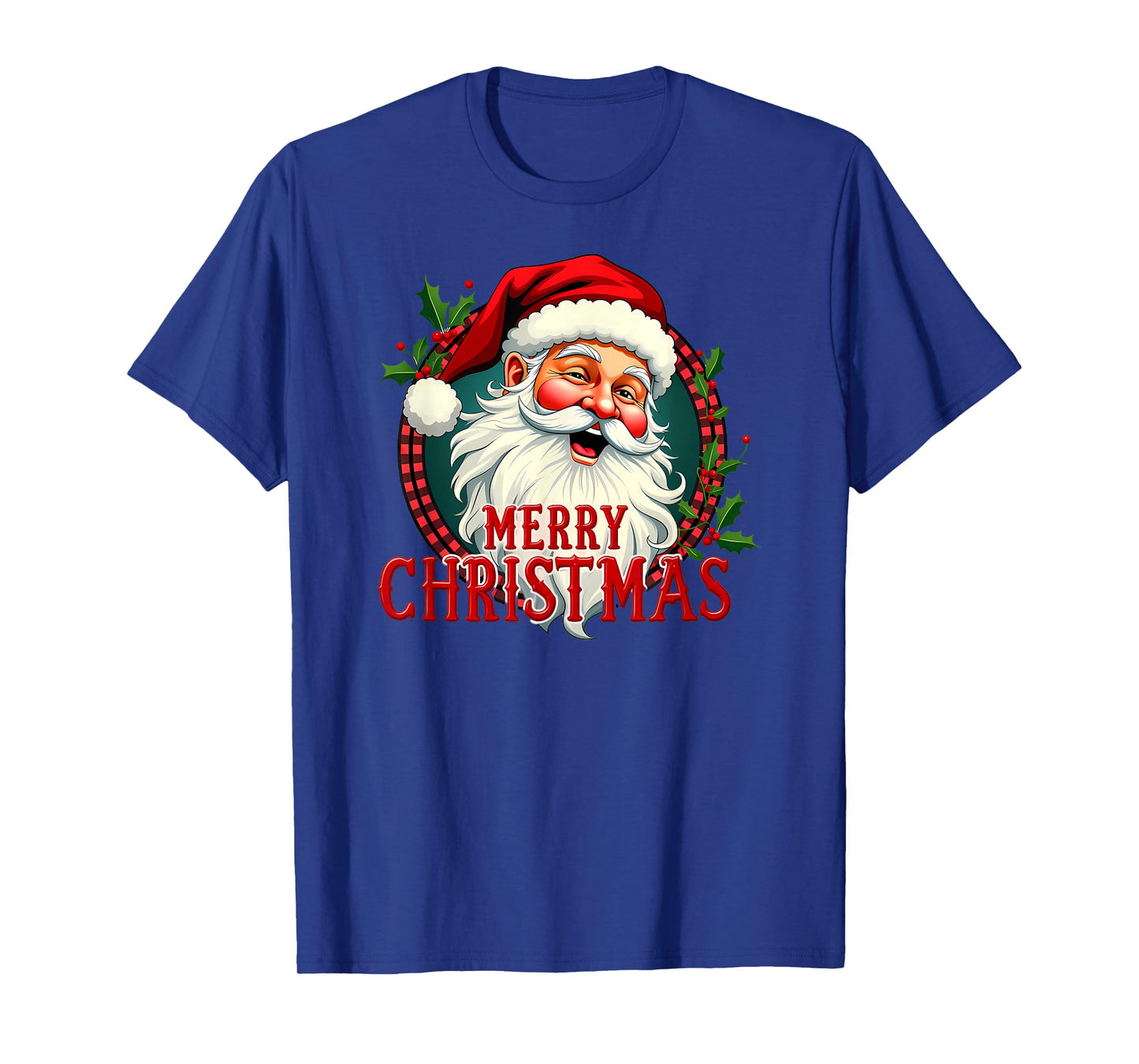 Jolly Santa Merry Christmas Holiday Cheer T-Shirt