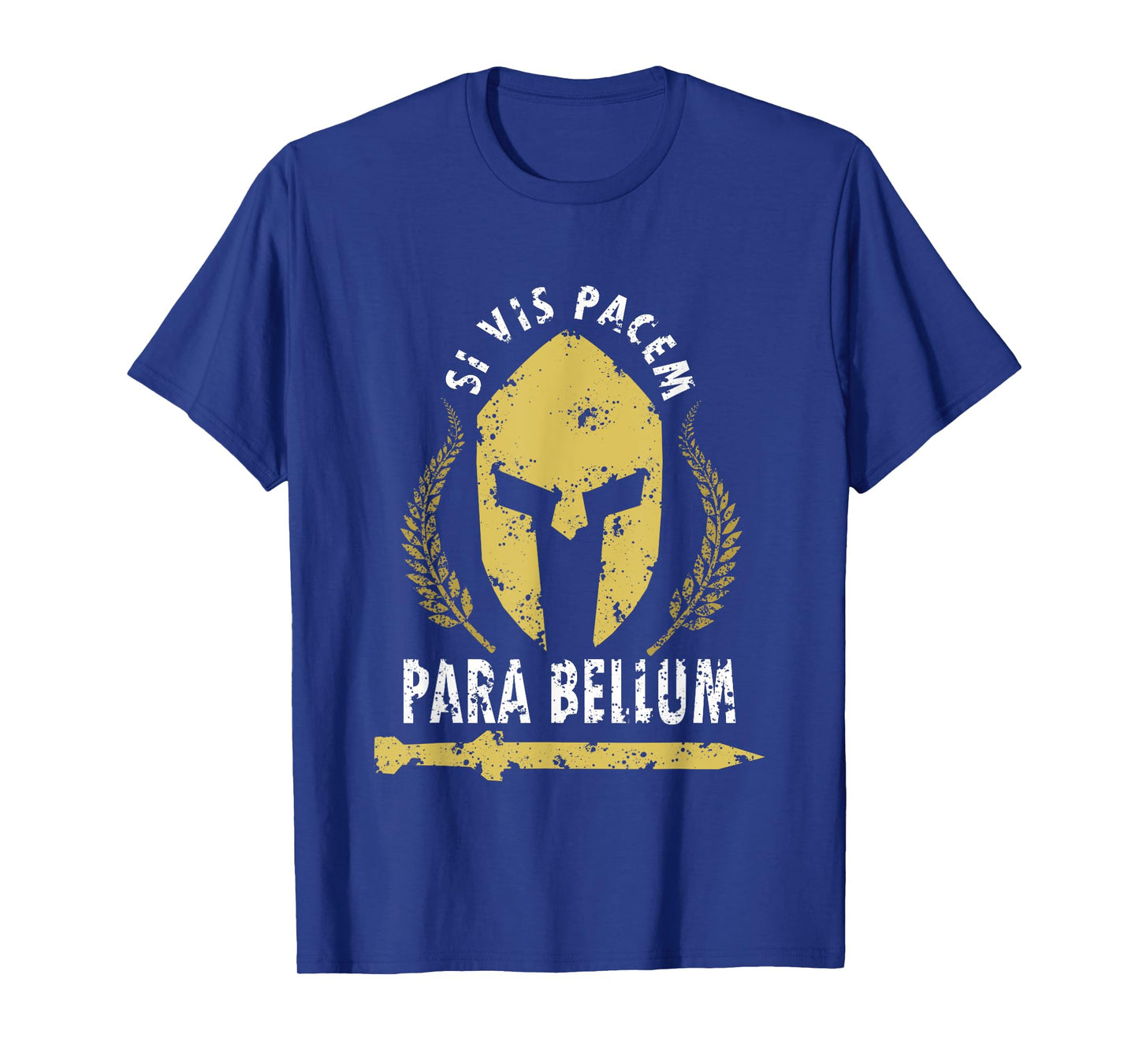 Si Vis Pacem Para Bellum Vintage Greece History Fighter Gym T-Shirt