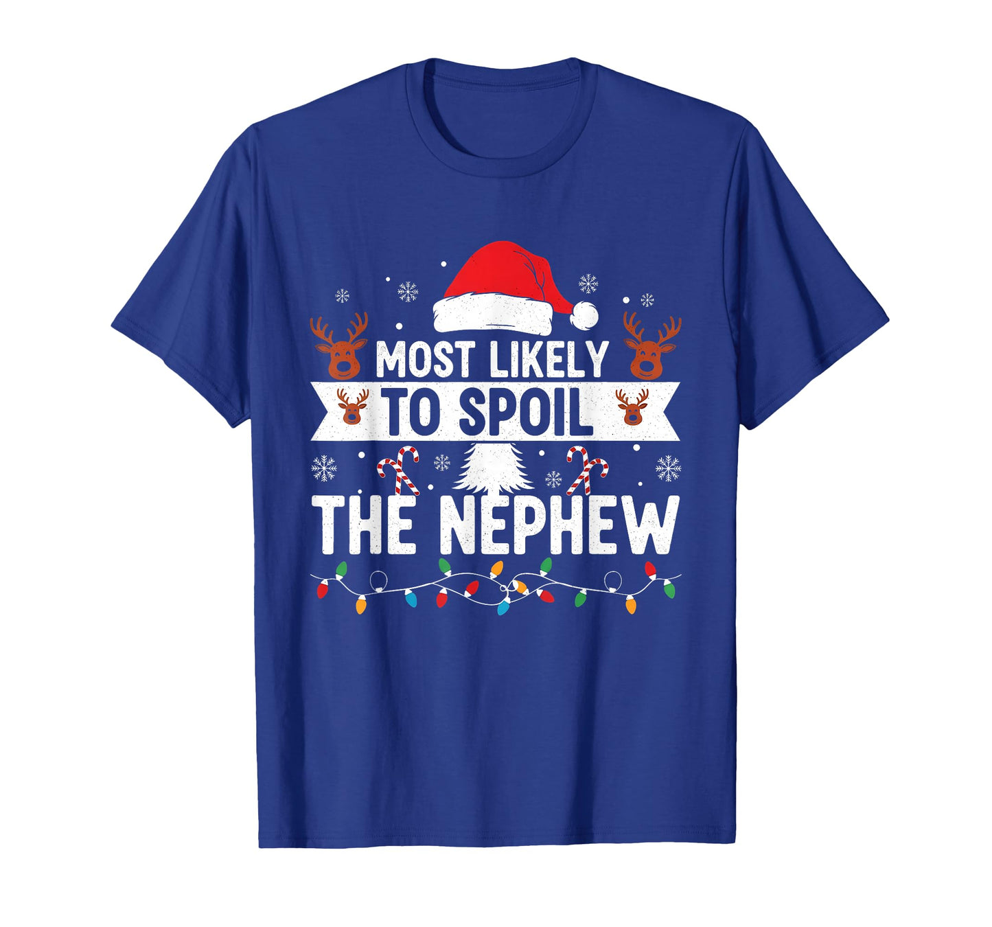 Most Likely to Spoil The Nephew Christmas Party Humoir T-Shirt