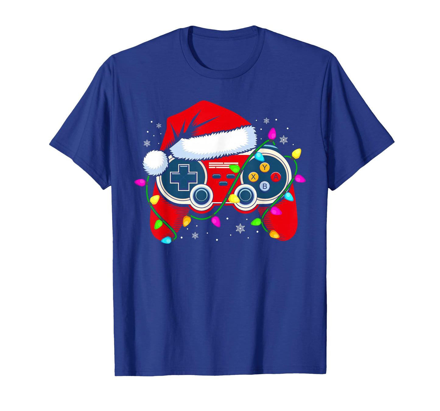 Christmas Santa Gamer Xmas Funny Video Gaming Christmas Boys T-Shirt
