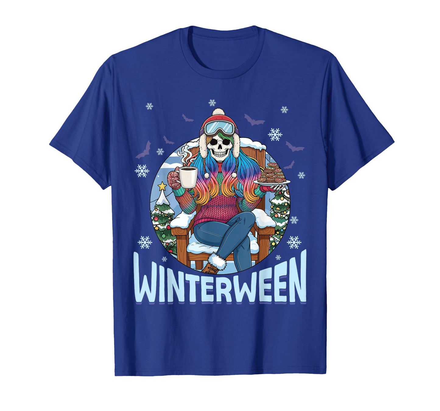 Winterween Halloween Christmas Holiday Scary Winter T-Shirt