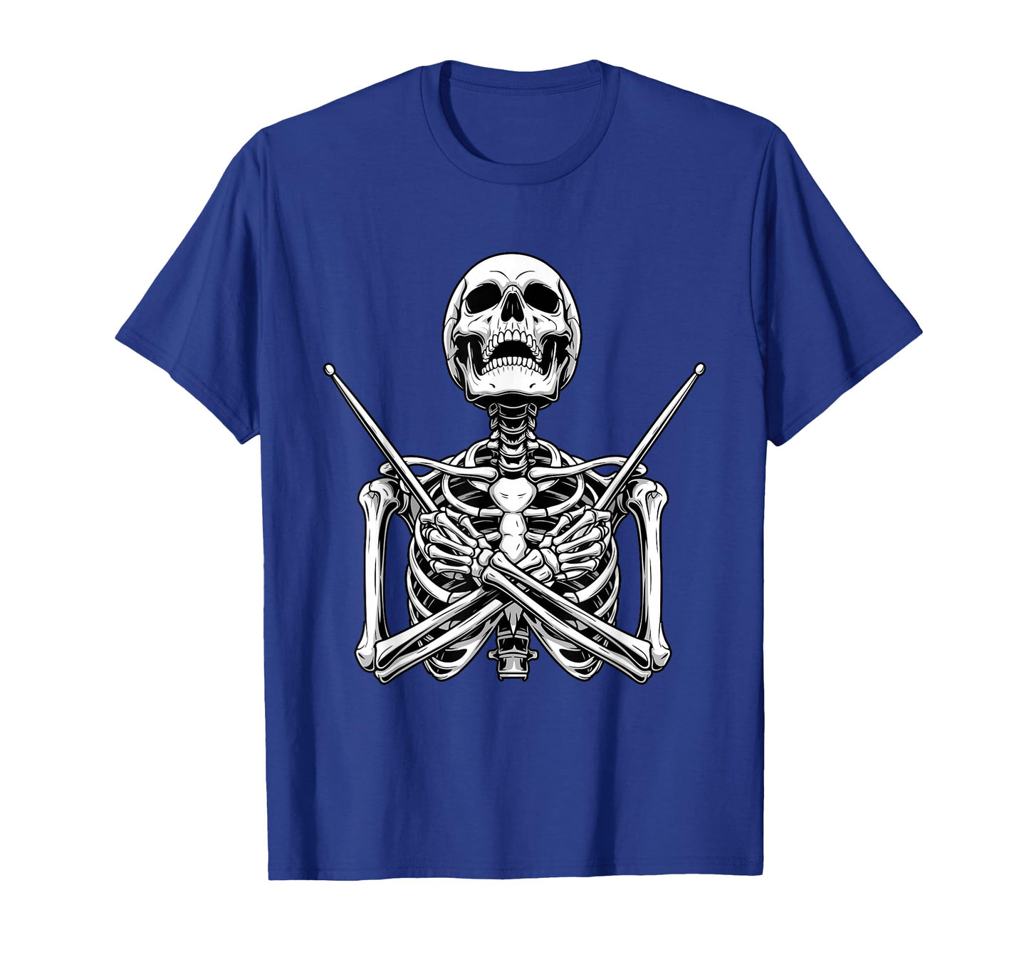 Skeleton Drummer - Spooky Halloween Drumming Lover T-Shirt