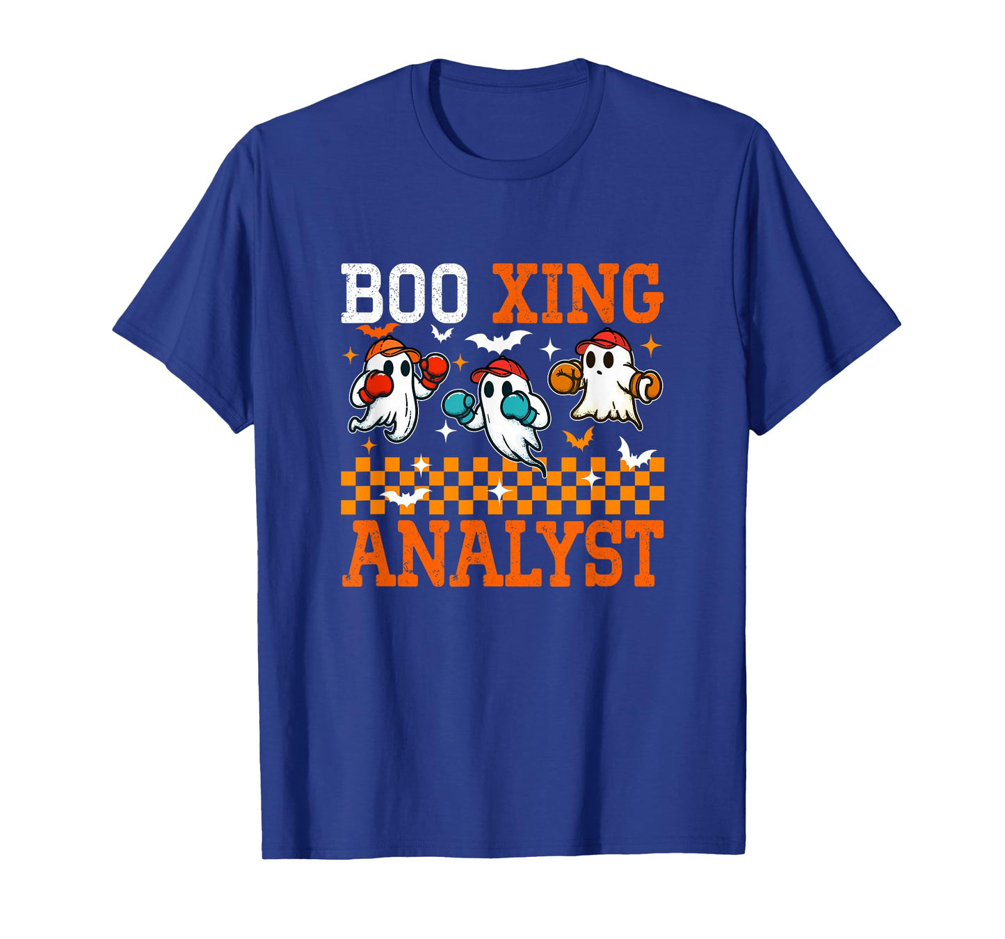 Boo Xing Analyst Halloween Boxing Costume Player Team T-Shirt