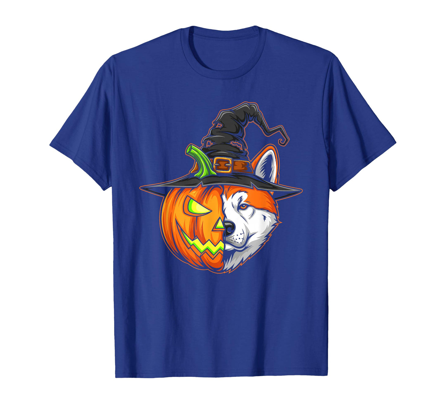 Akita Pumpkin Jack O Lantern Halloween Kids Mens Womens T-Shirt