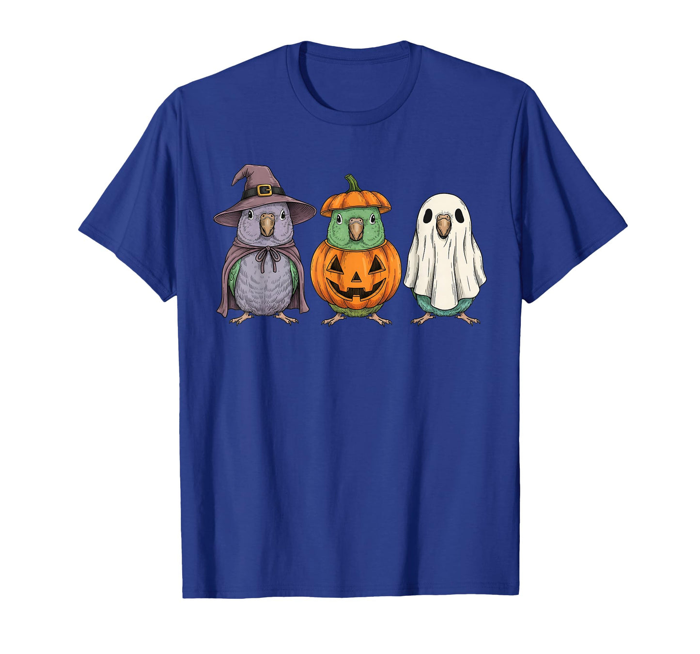 Spooky Ghost Parrotlet Lover Pumpkin Halloween T-Shirt