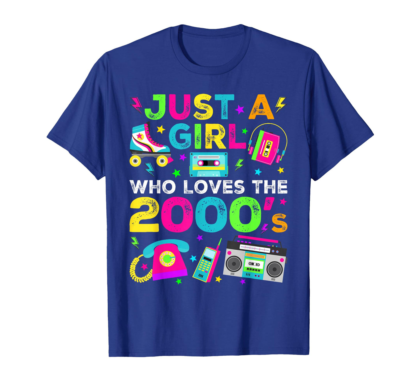 Just A Girl Who Loves The 2000s, 2000's Retro Costume T-Shirt