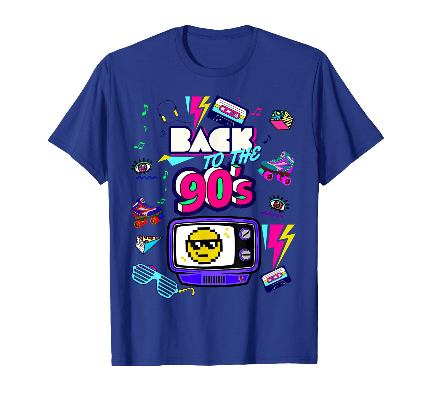 Men's Women's Kids Vintage Retro Back To 90's Graphic Design T-Shirt