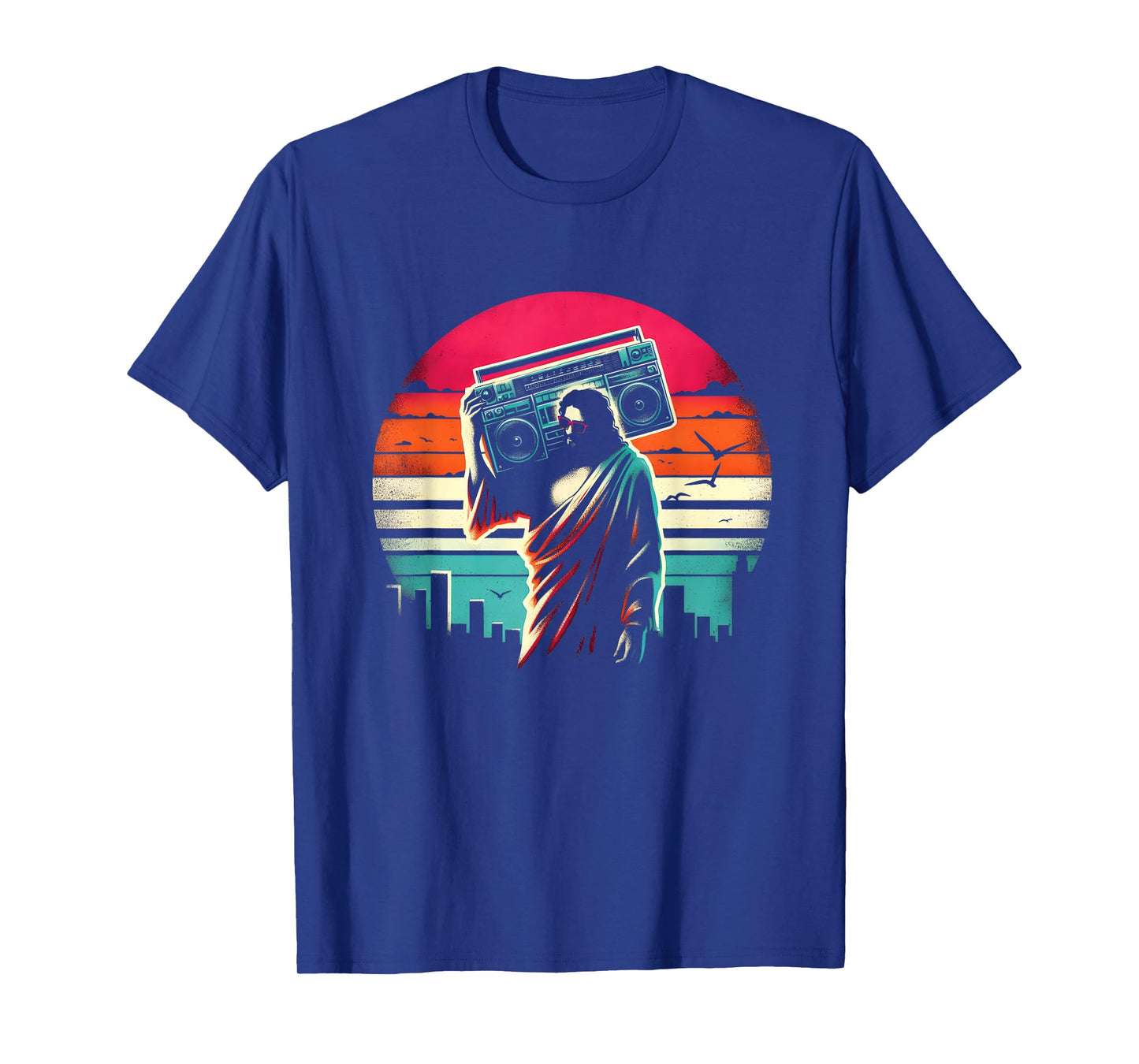Jesus Boombox - Funny Christian Religious Ghettoblaster T-Shirt